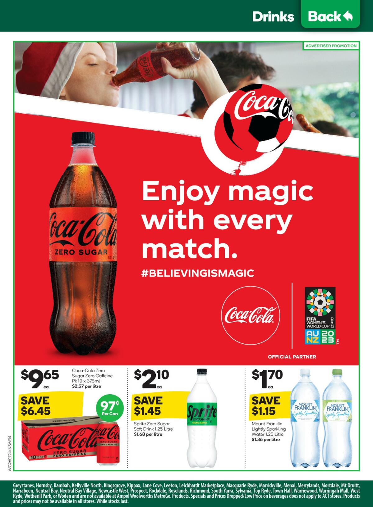 Woolworths Catalogues from 26 July