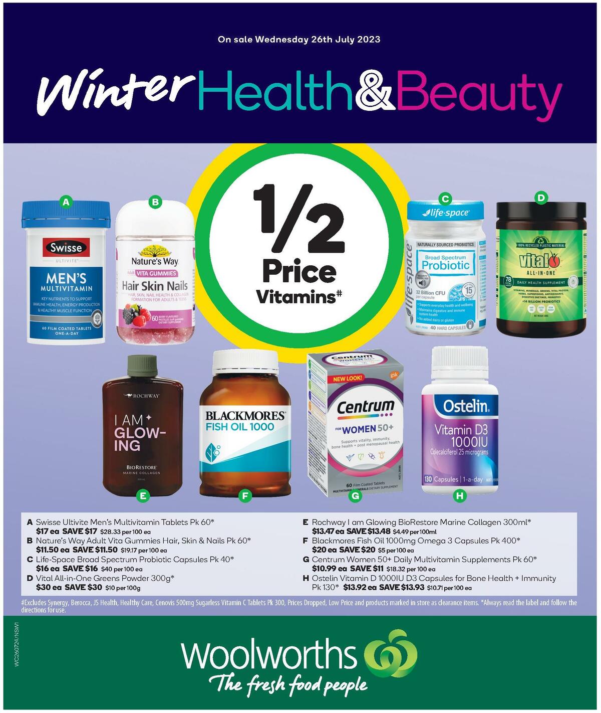 Woolworths Winter Health & Beauty Catalogues from 26 July