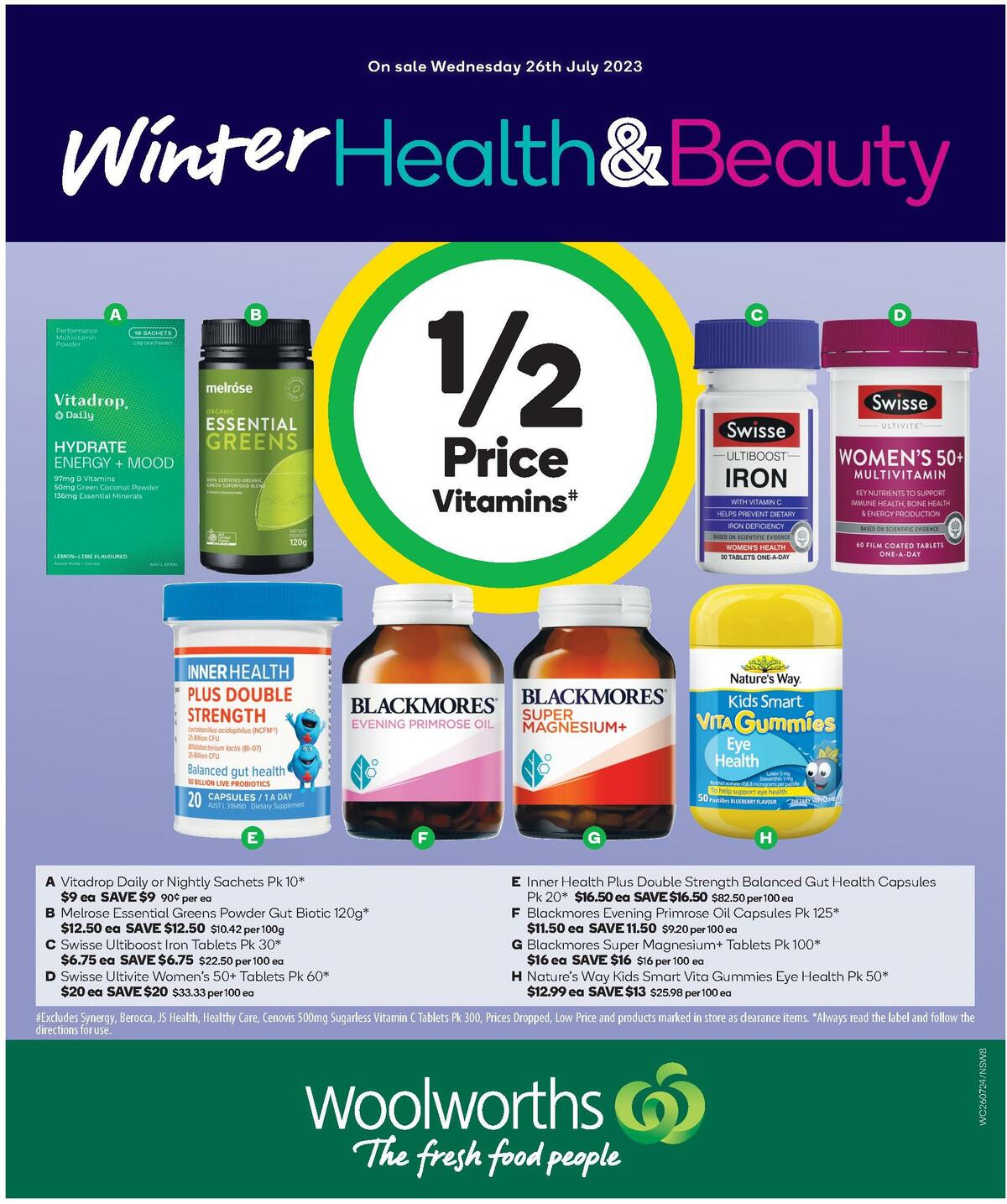 Woolworths Winter Health & Beauty Catalogues from 26 July