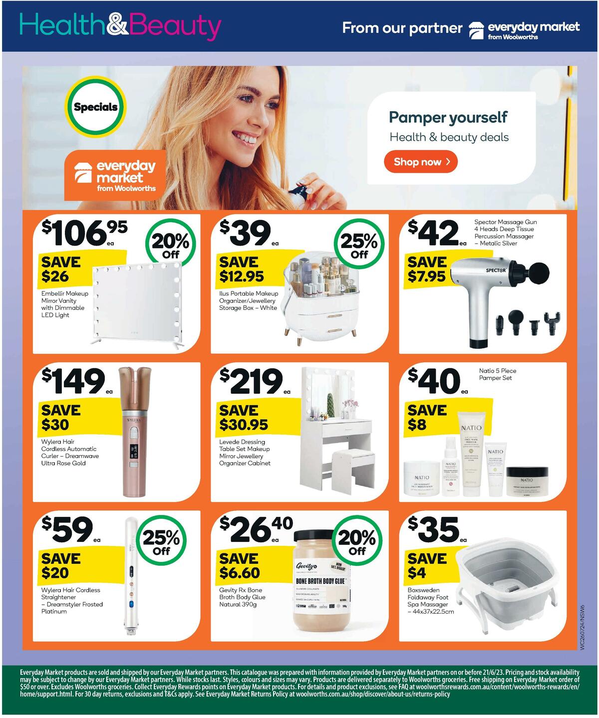 Woolworths Winter Health & Beauty Catalogues from 26 July
