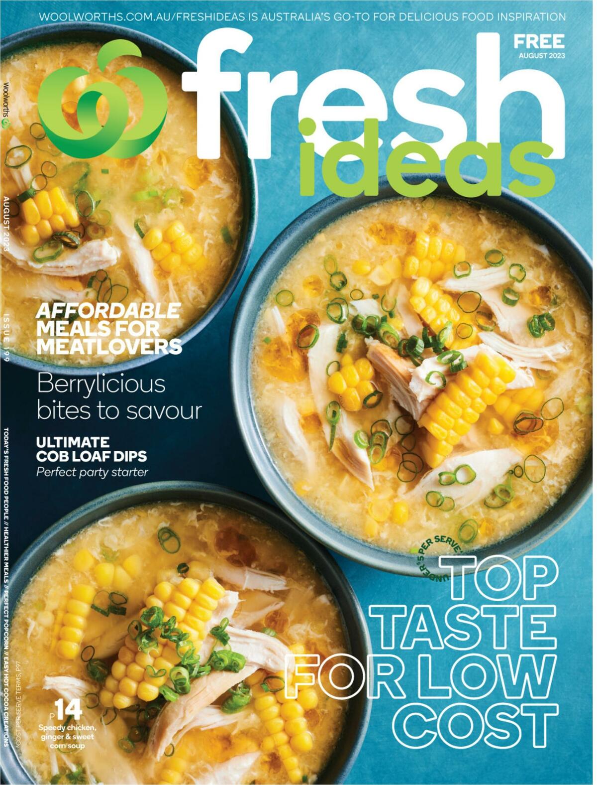 Woolworths Fresh Ideas Magazine August Catalogues from 1 August