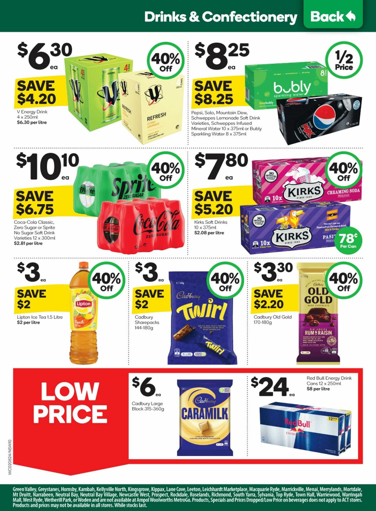 Woolworths Catalogues from 2 August