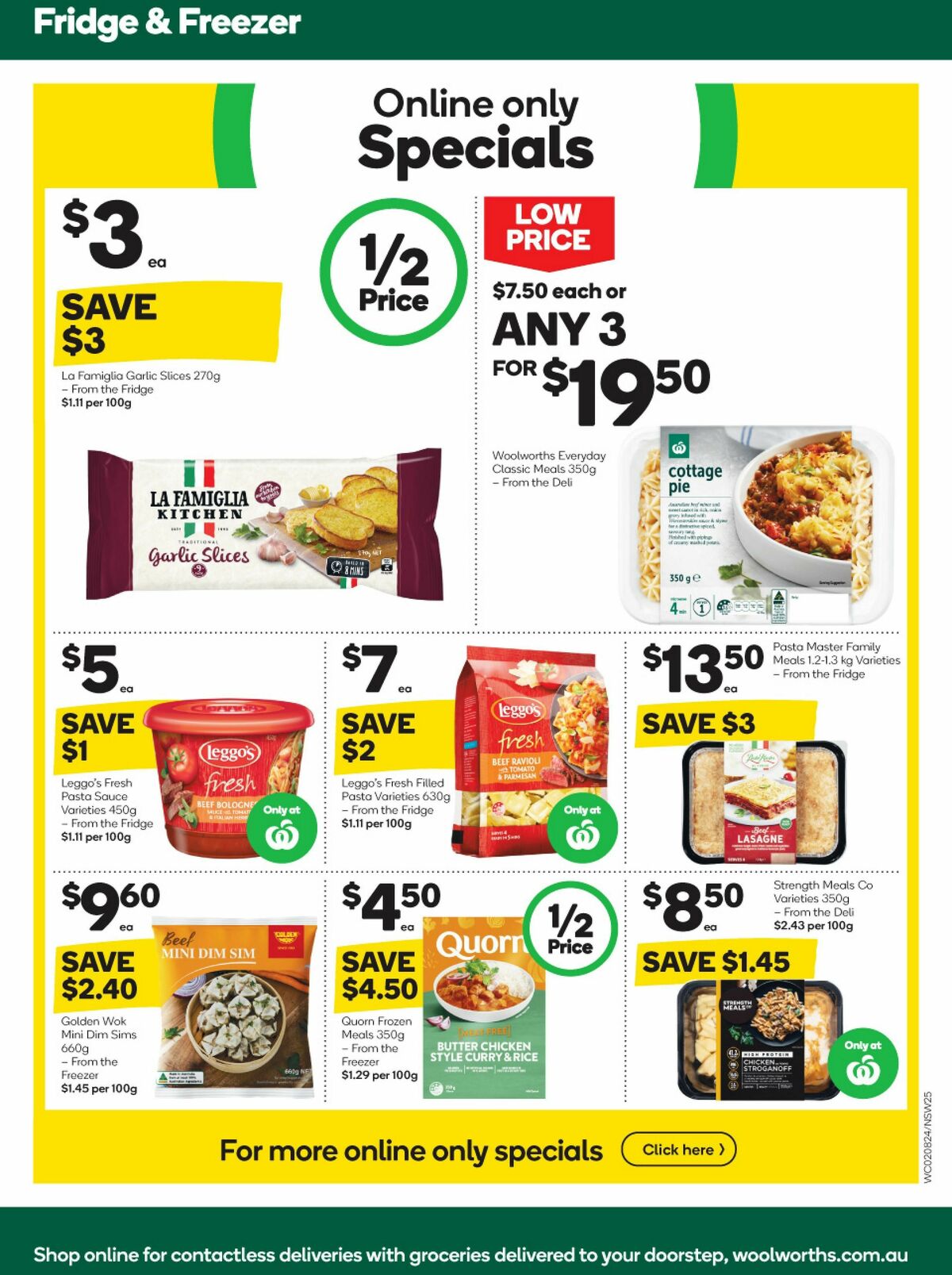 Woolworths Catalogues from 2 August