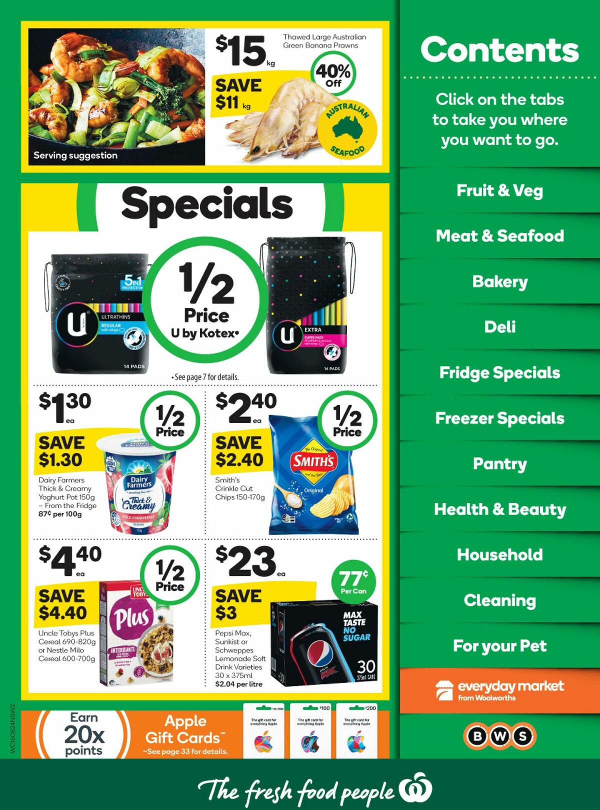 Woolworths Catalogues from 16 August