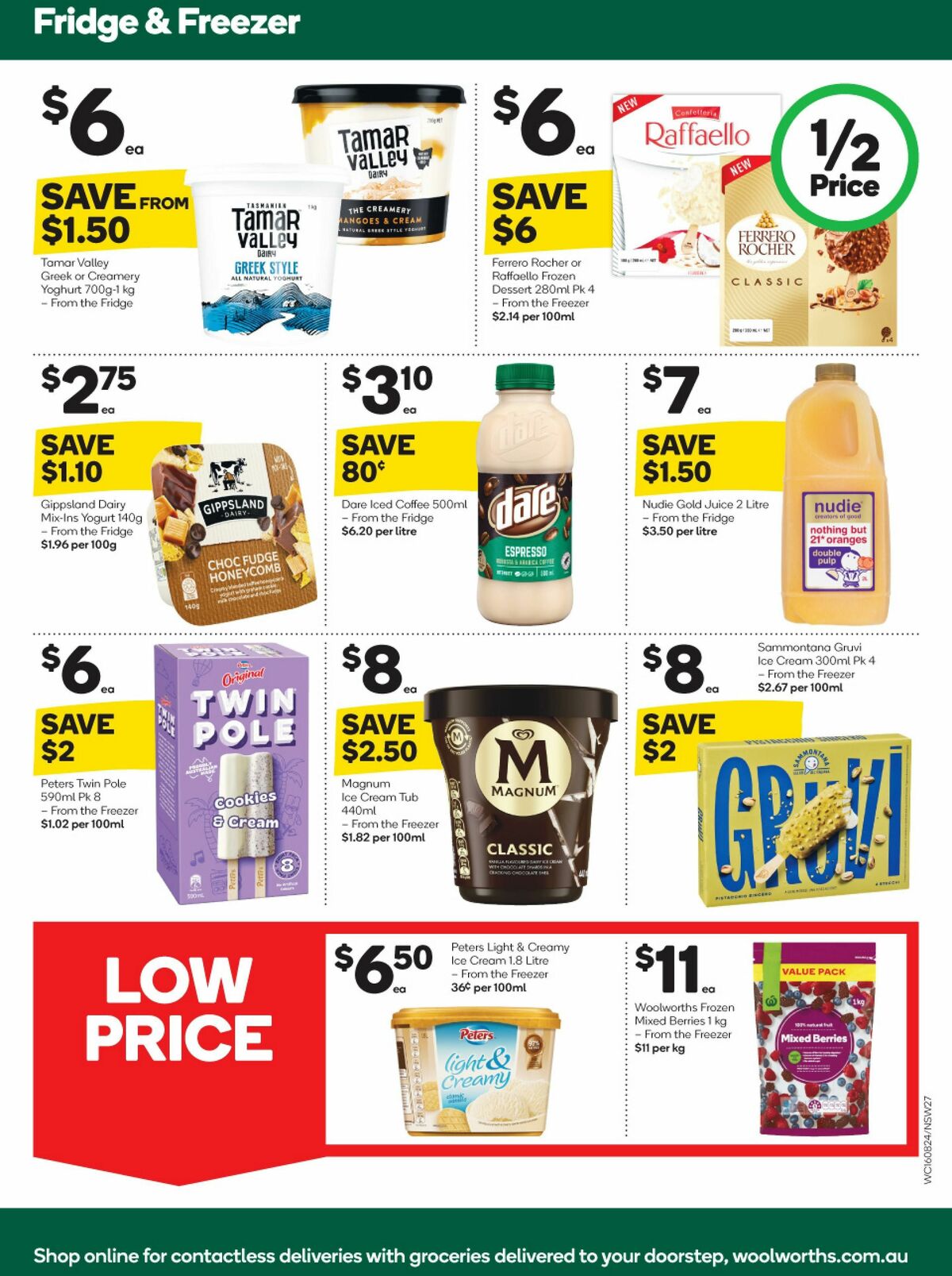 Woolworths Catalogues from 16 August