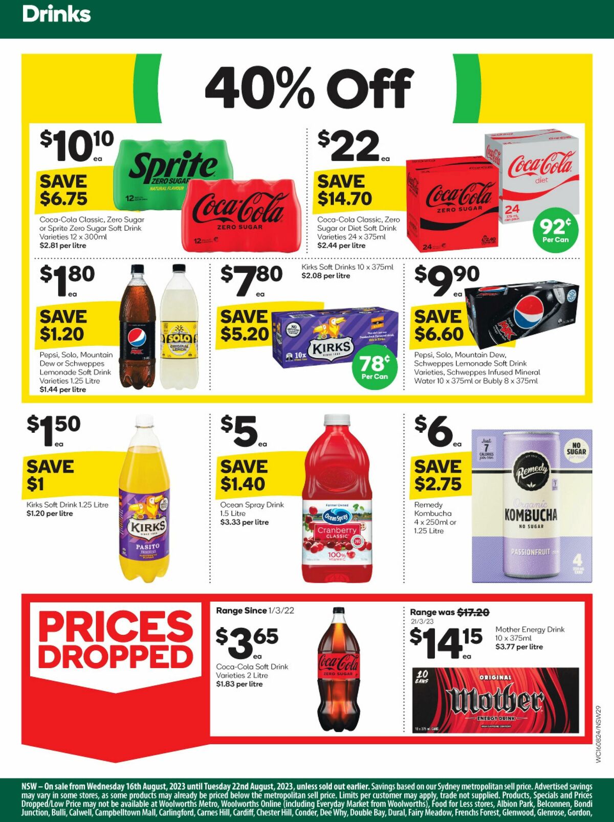 Woolworths Catalogues from 16 August