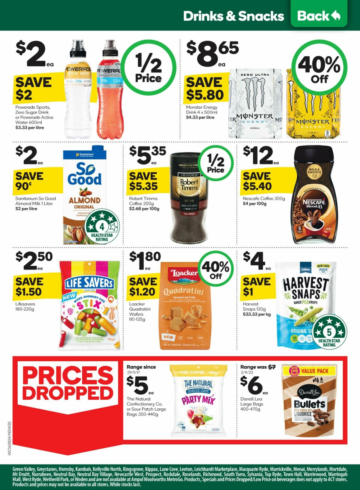 Woolworths Catalogues from 16 August