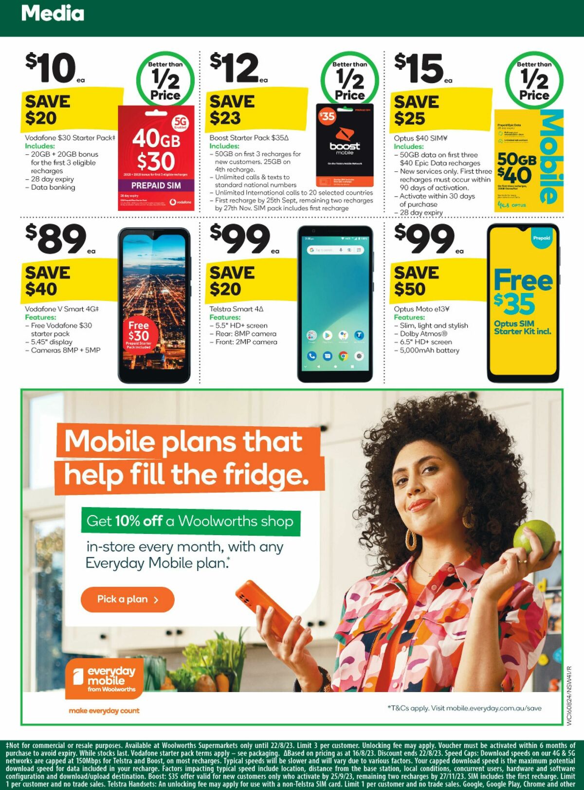 Woolworths Catalogues from 16 August