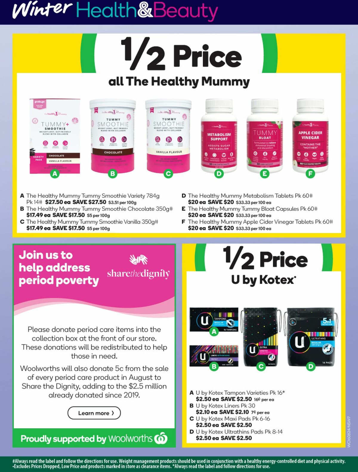 Woolworths Catalogues from 16 August