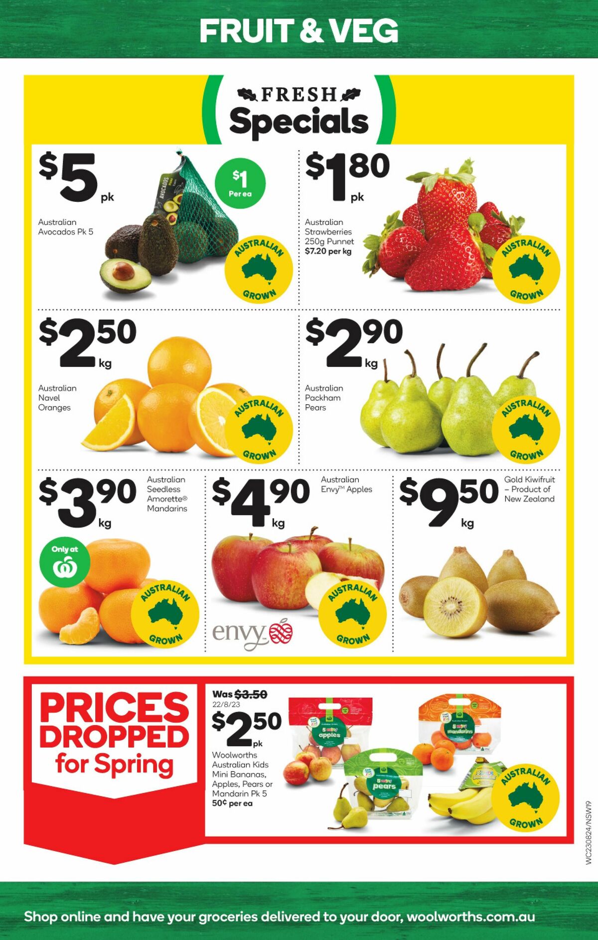 Woolworths Catalogues from 23 August
