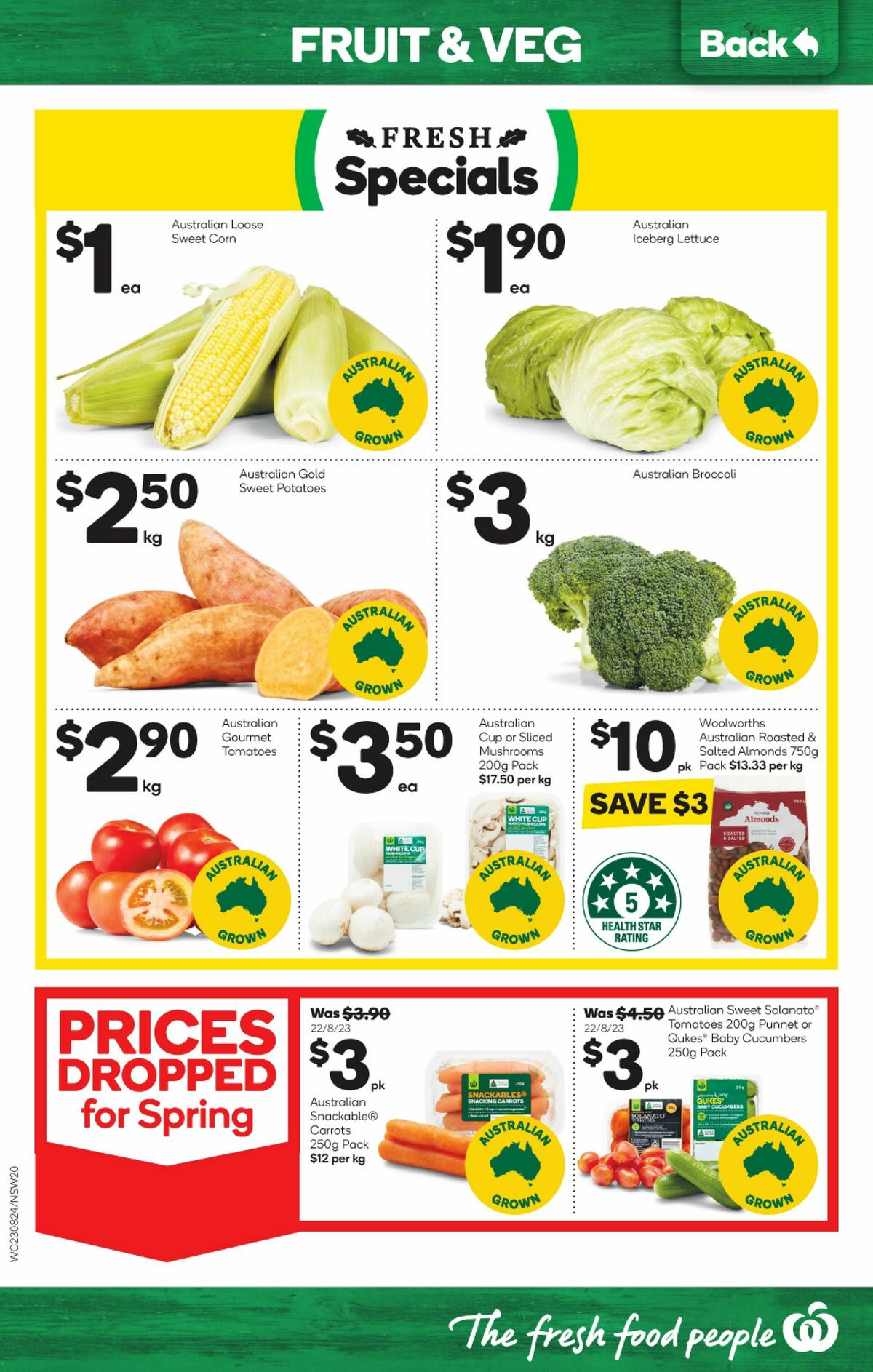 Woolworths Catalogues from 23 August
