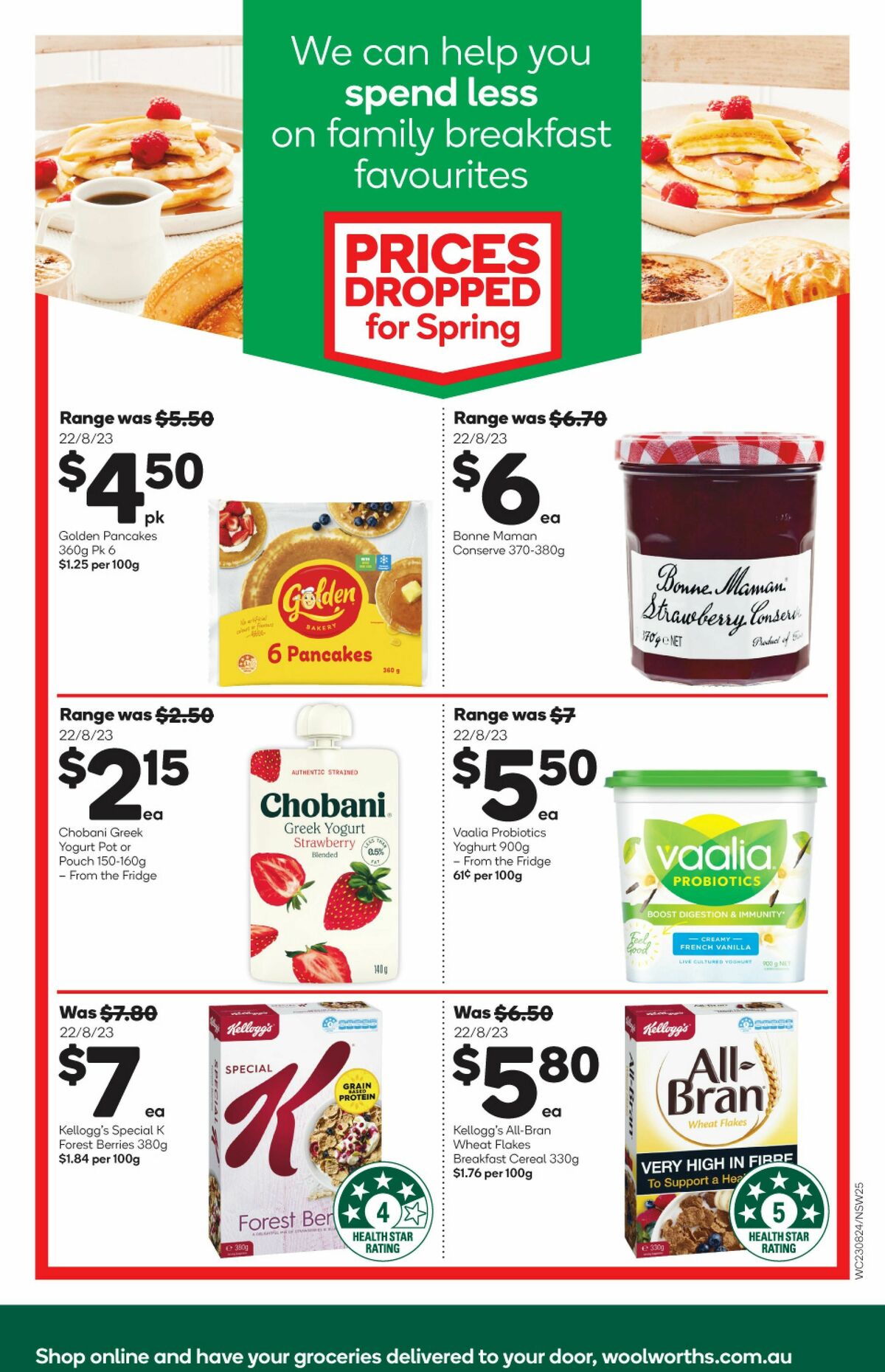 Woolworths Catalogues from 23 August