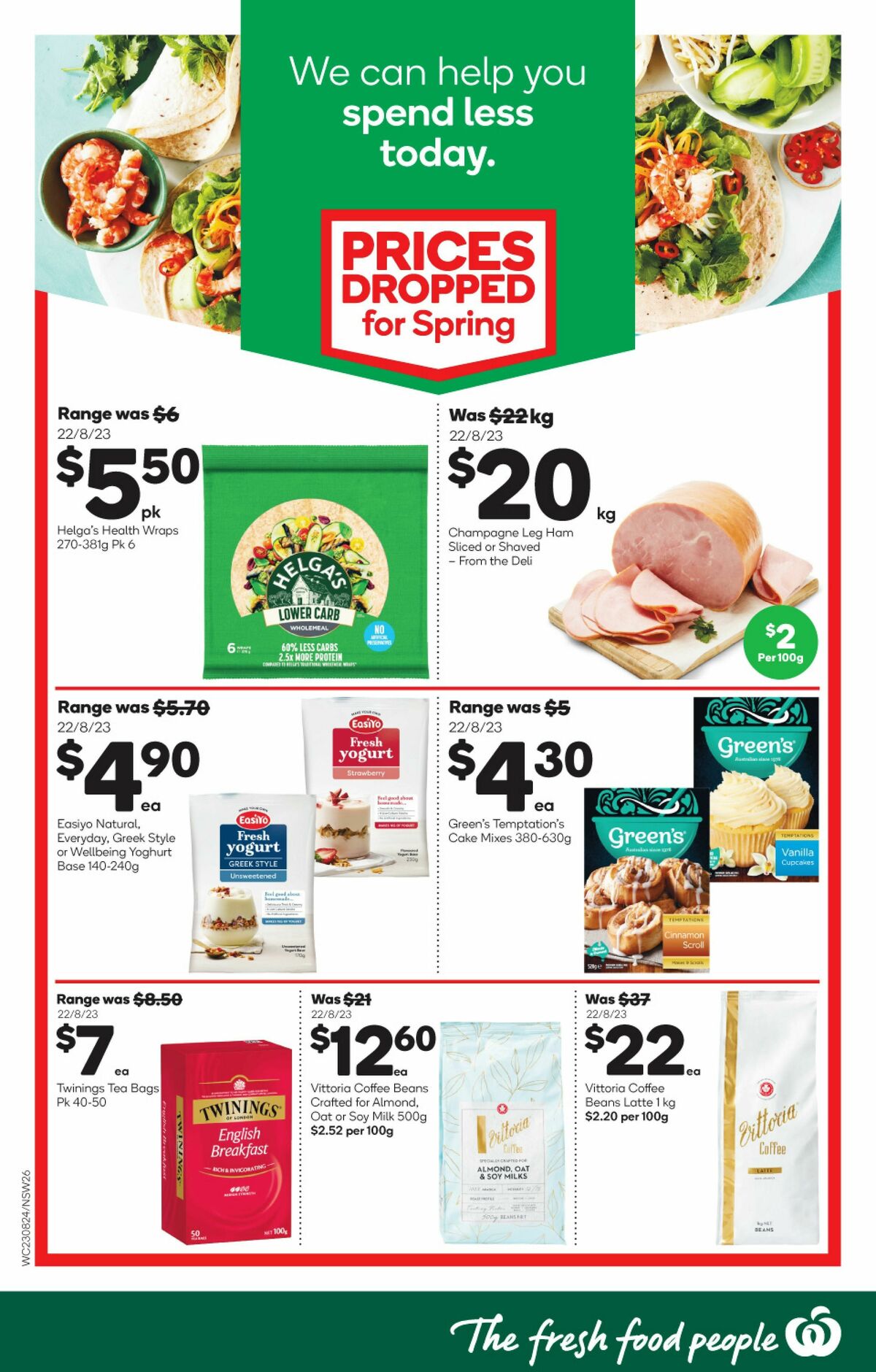 Woolworths Catalogues from 23 August