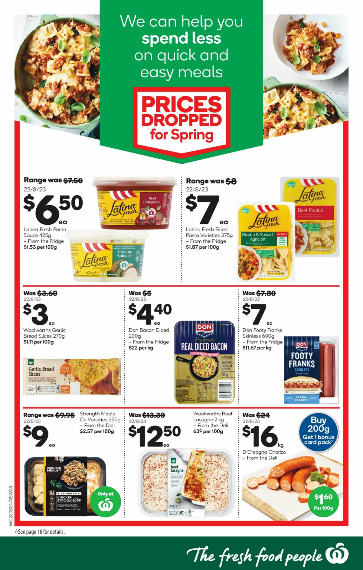 Woolworths Catalogues from 23 August