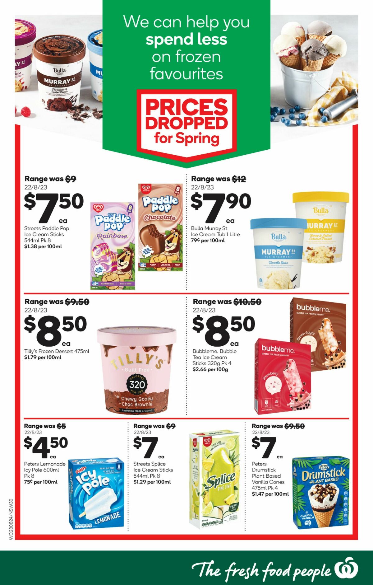 Woolworths Catalogues from 23 August