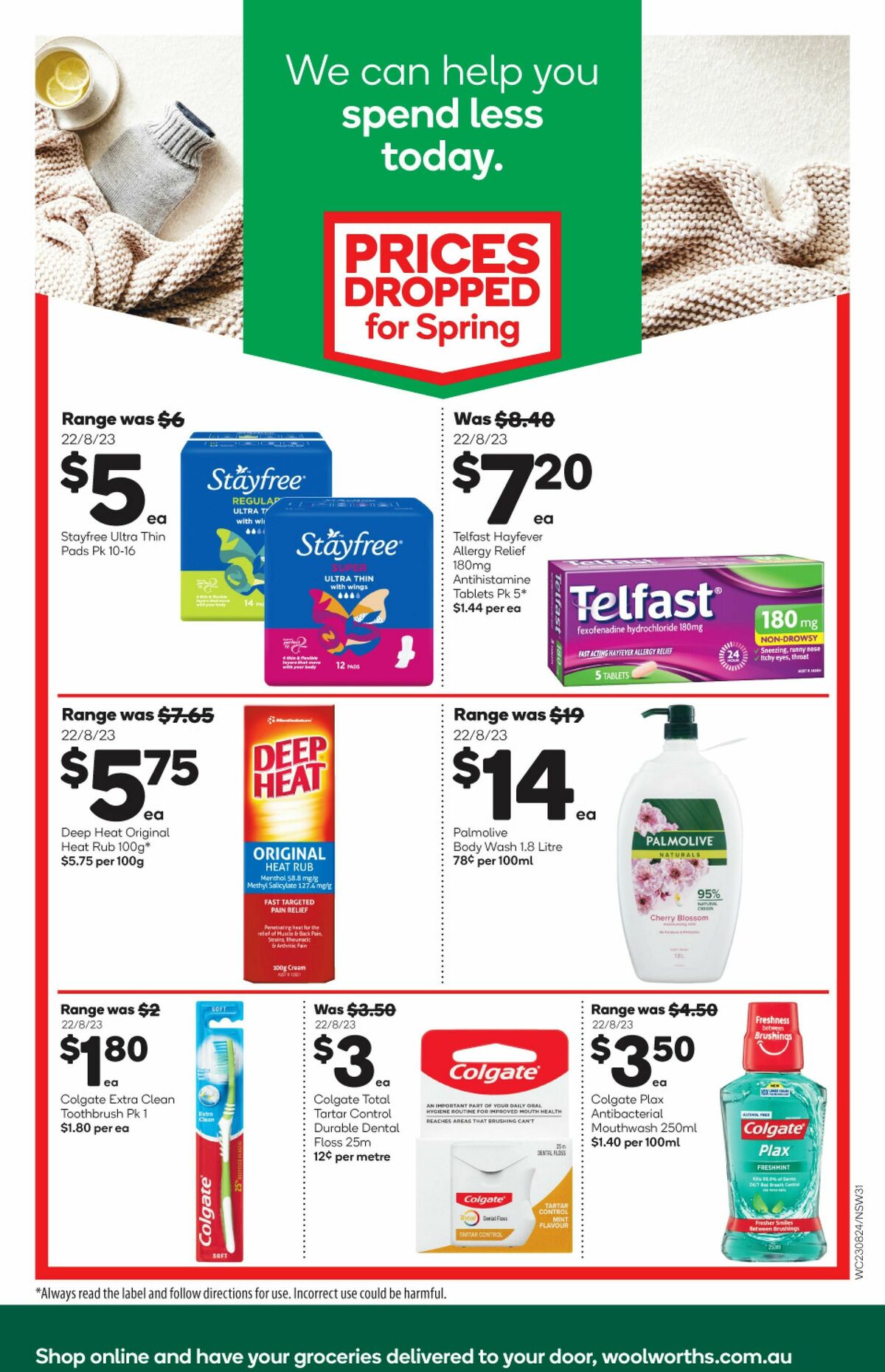 Woolworths Catalogues from 23 August