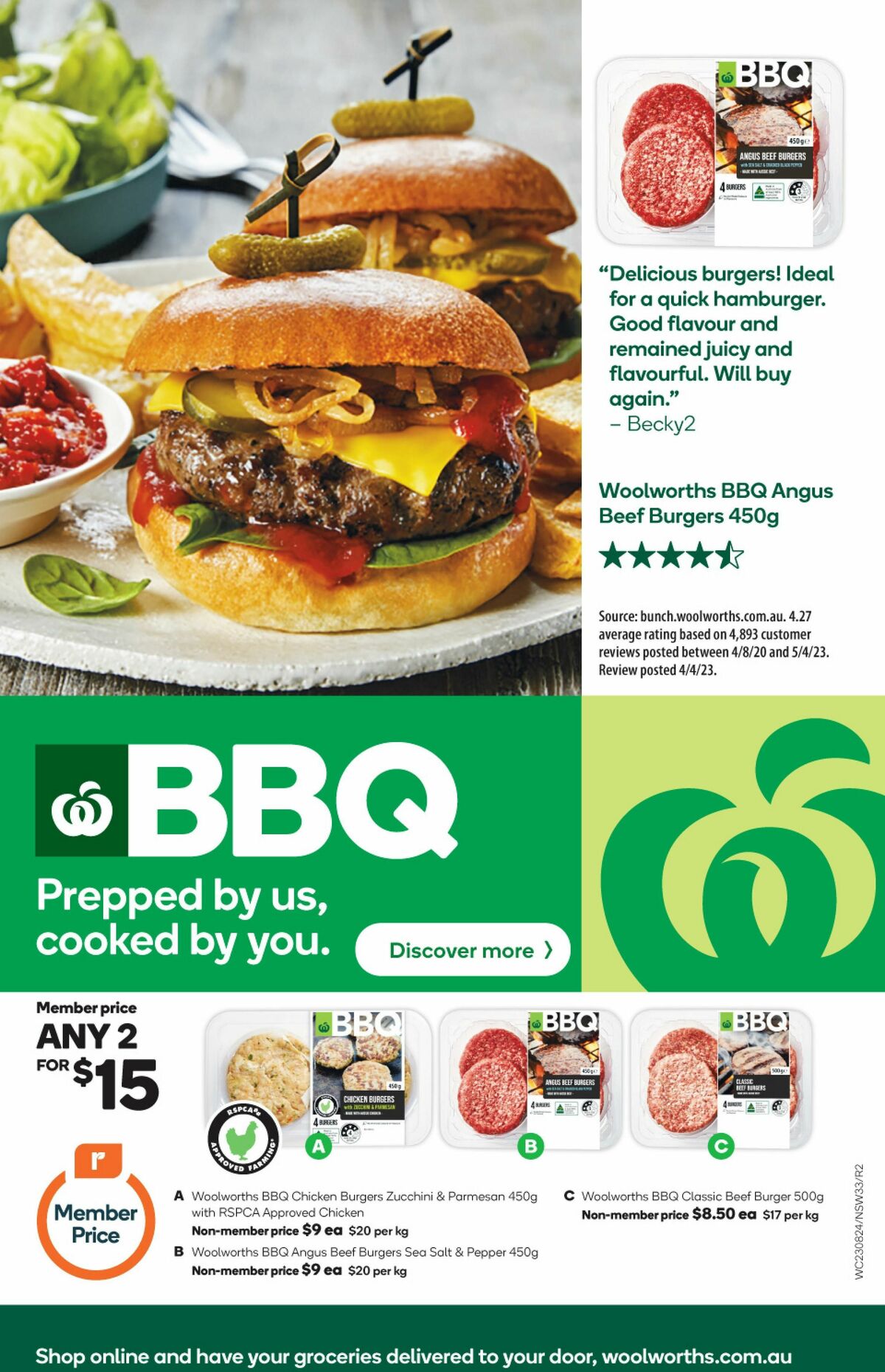 Woolworths Catalogues from 23 August