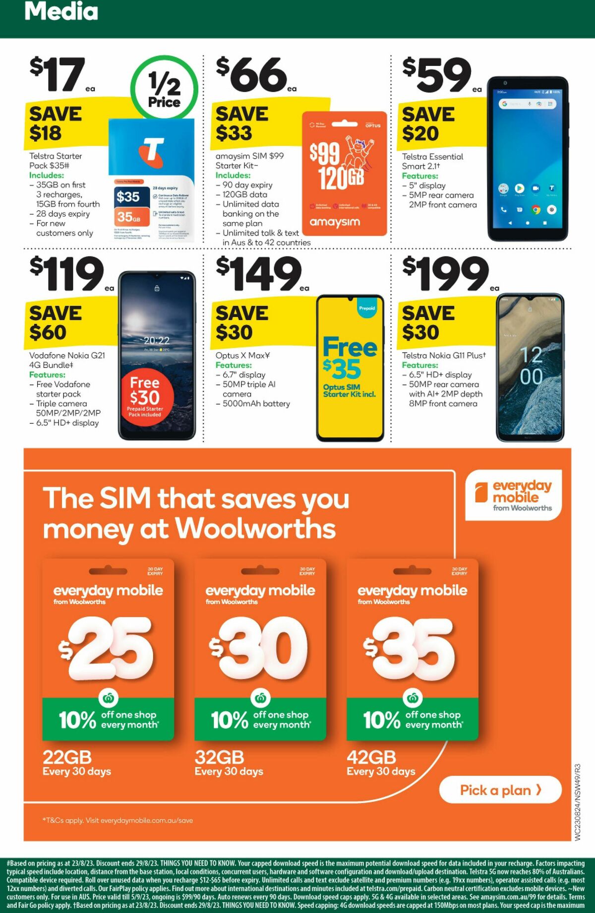 Woolworths Catalogues from 23 August
