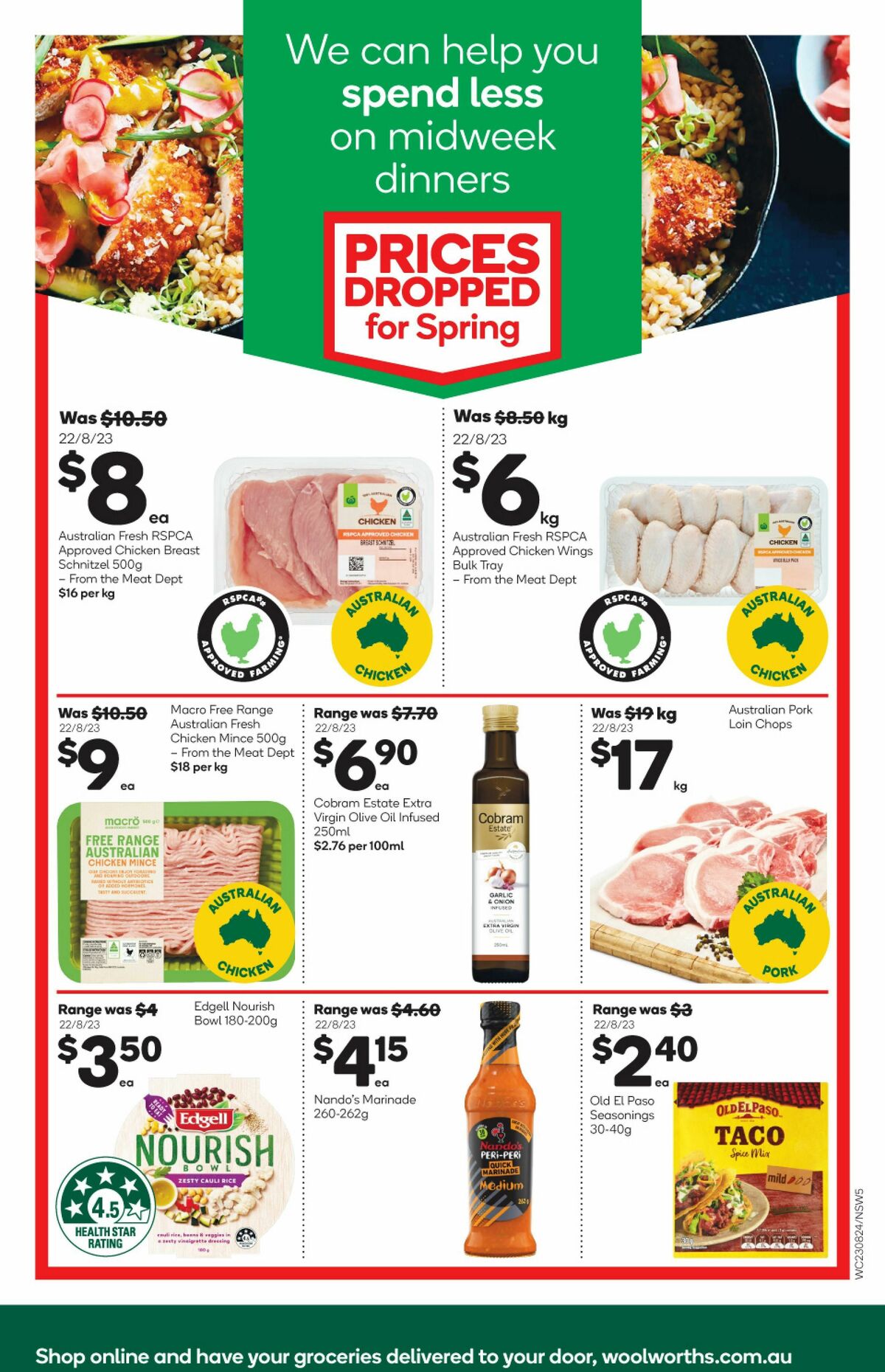Woolworths Catalogues from 23 August