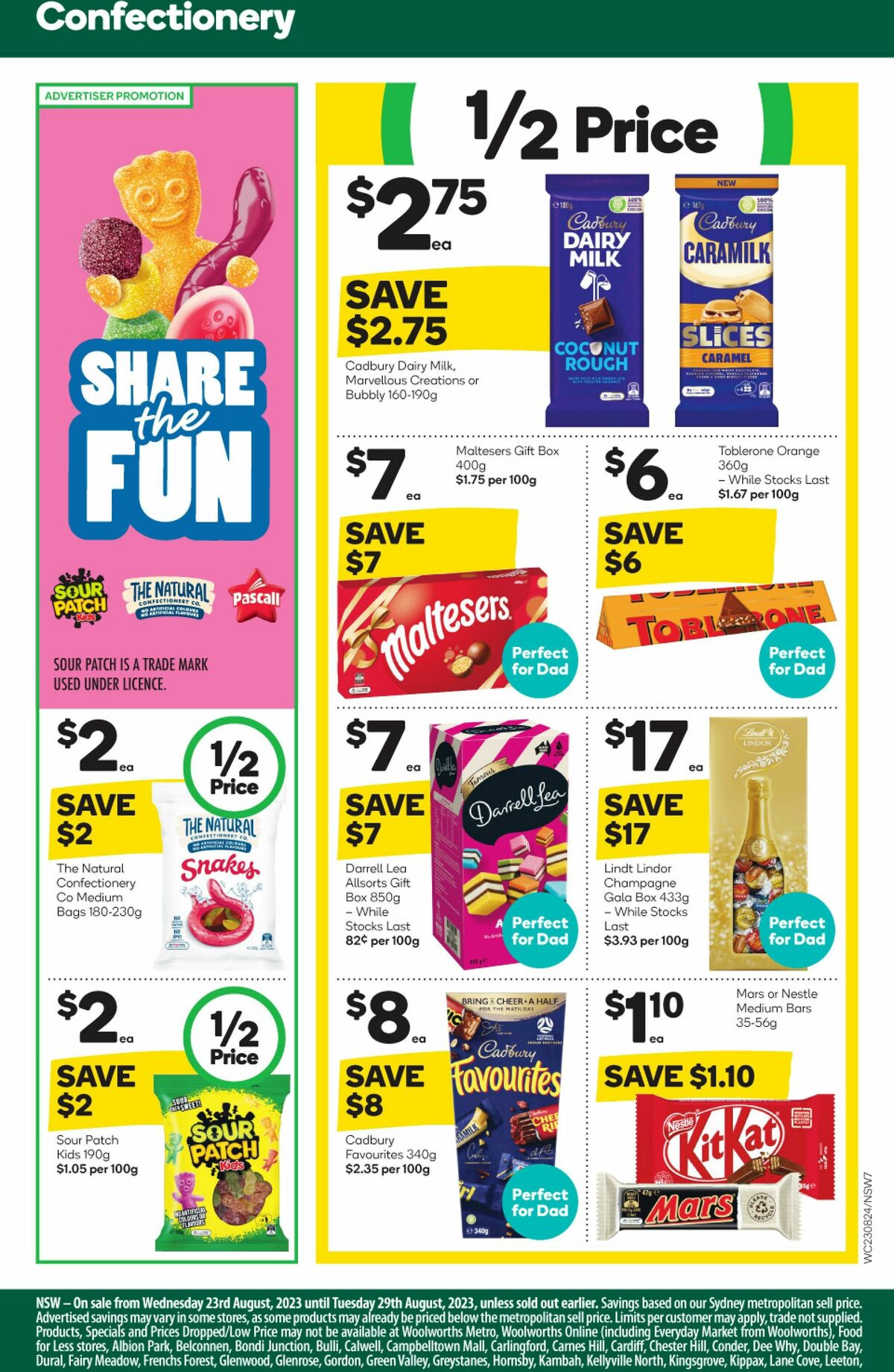 Woolworths Catalogues from 23 August