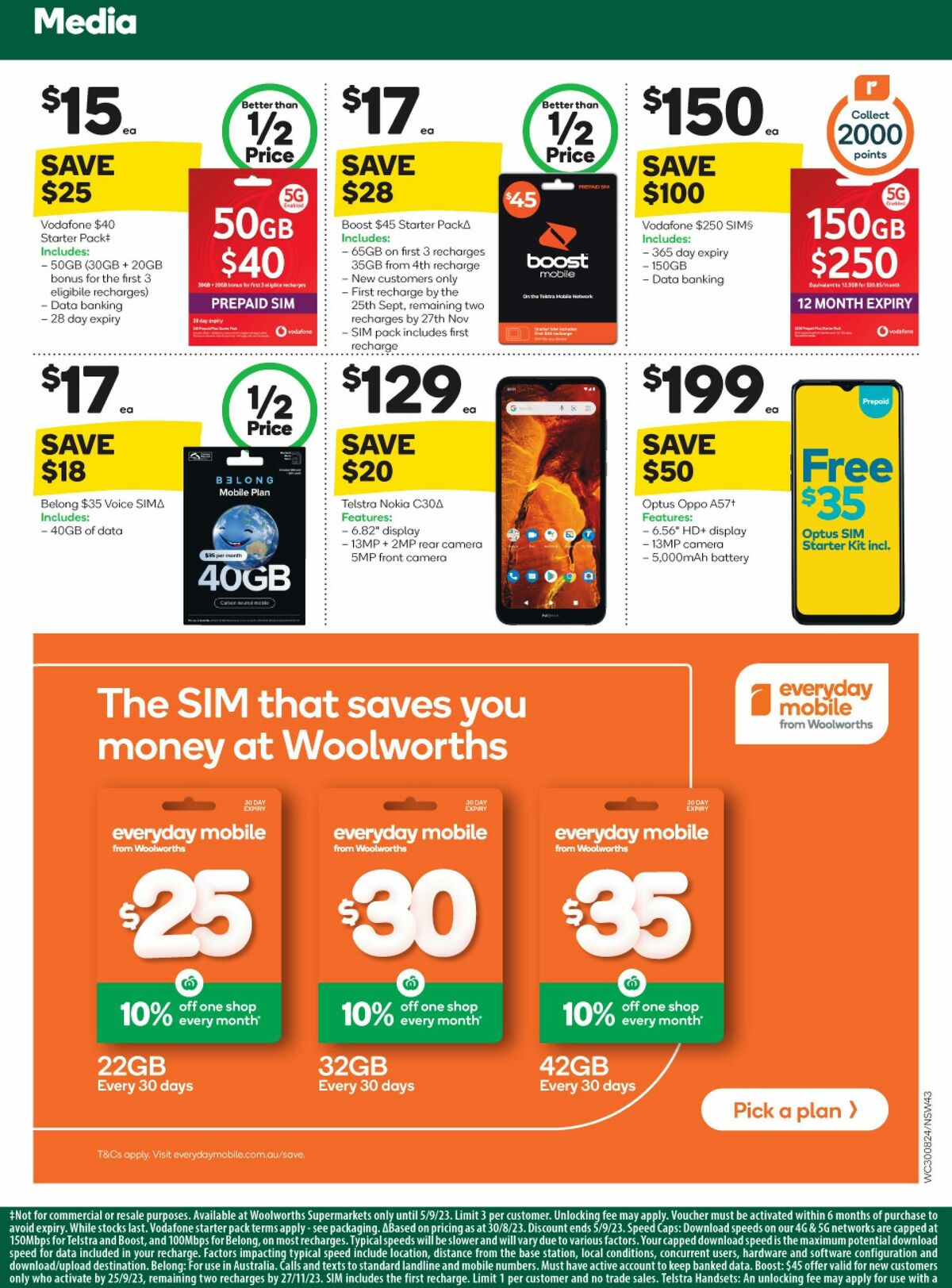 Woolworths Catalogues from 30 August