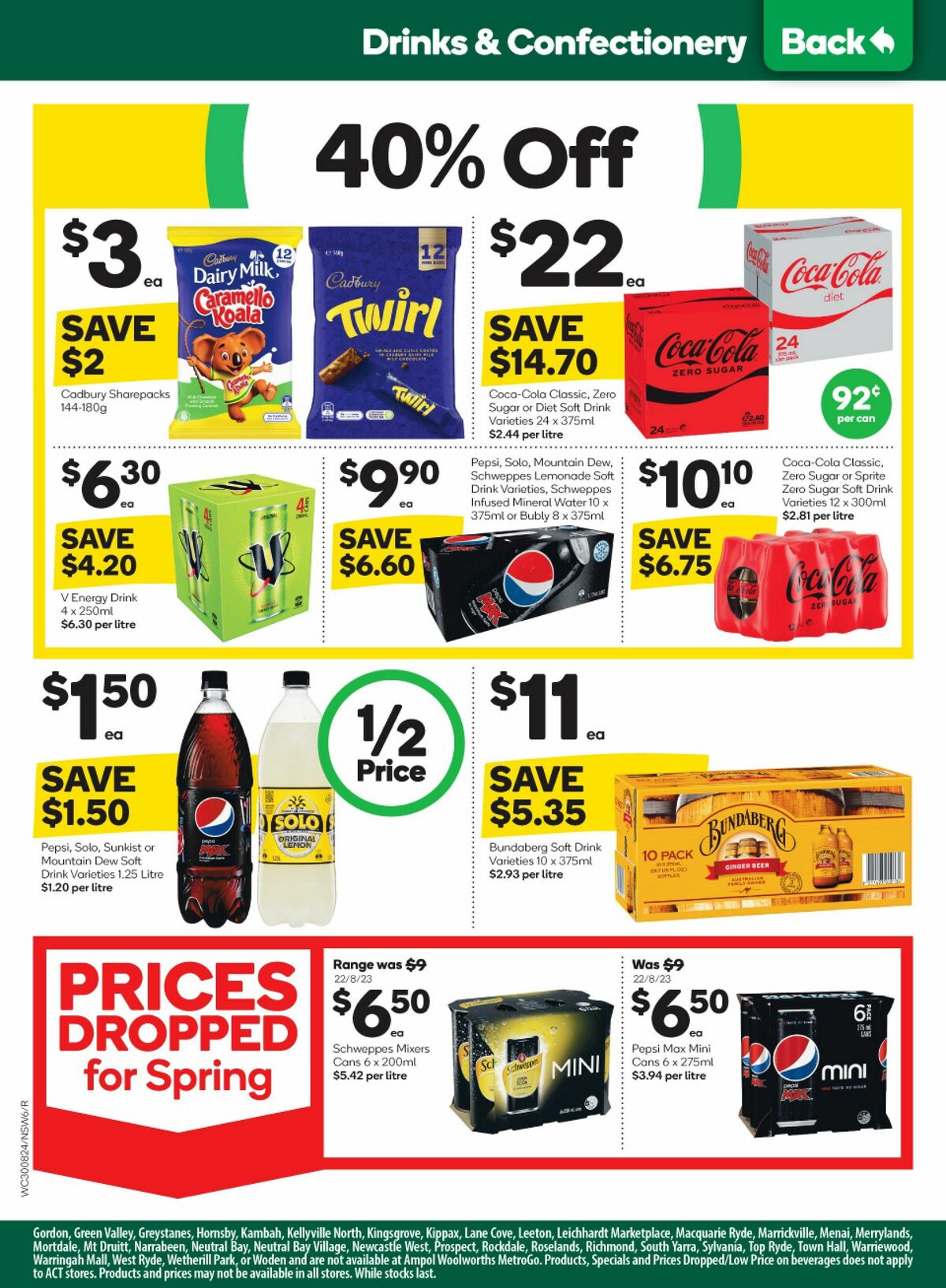 Woolworths Catalogues from 30 August