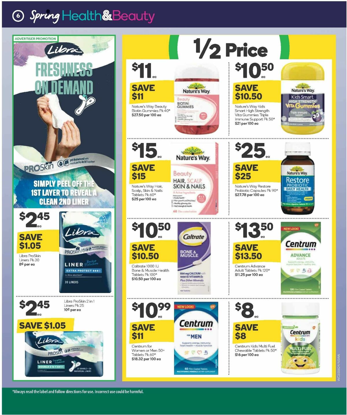 Woolworths Spring Health & Beauty Catalogues from 30 August
