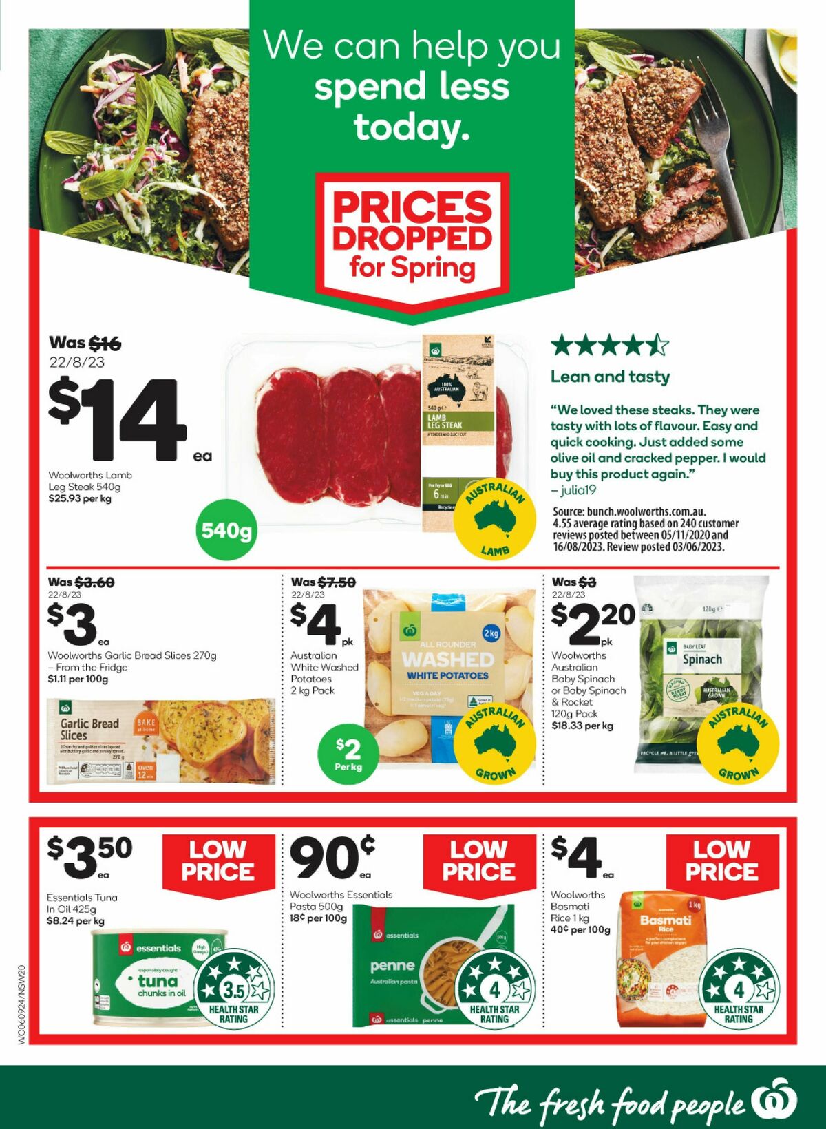Woolworths Catalogues from 6 September