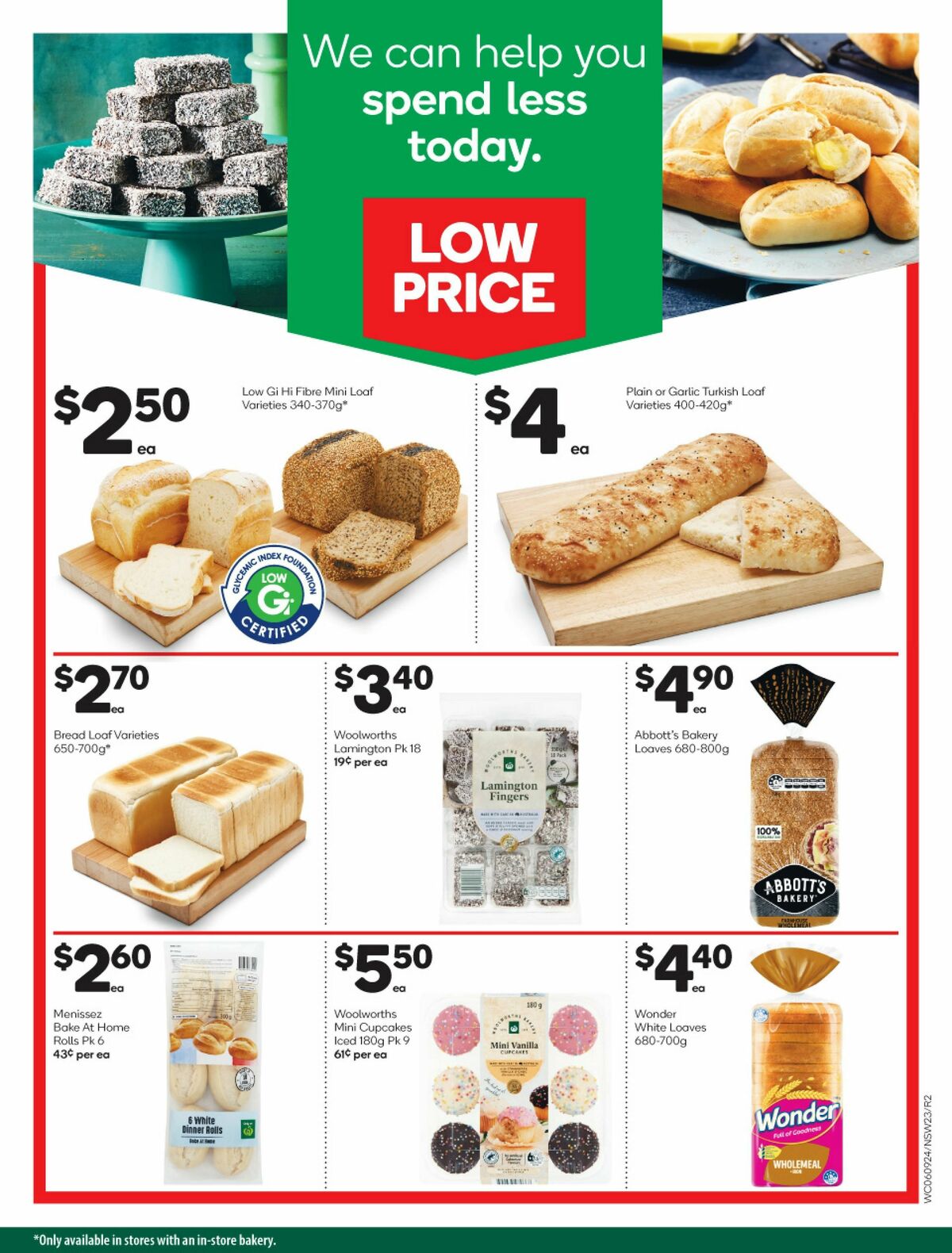 Woolworths Catalogues from 6 September