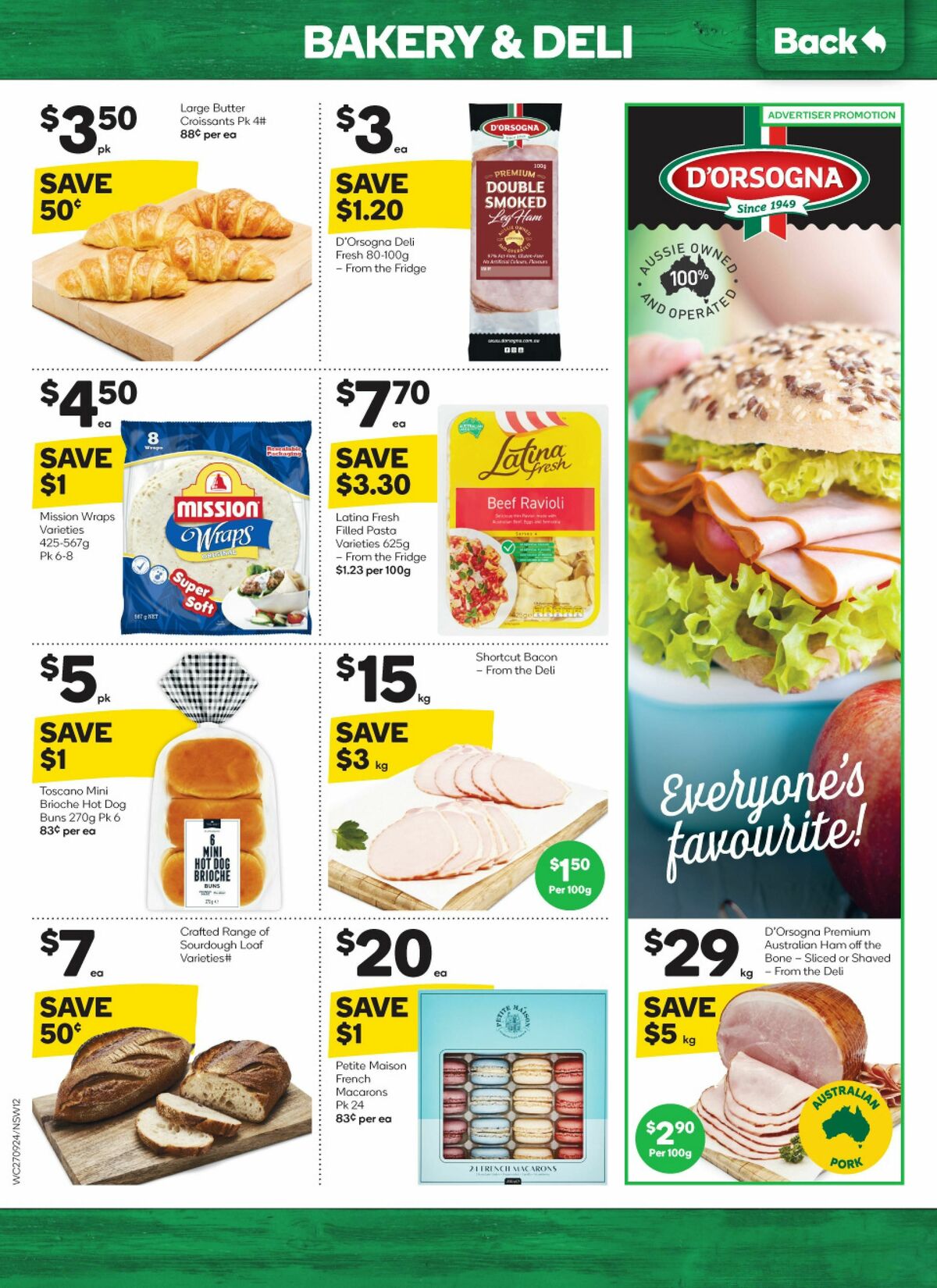 Woolworths Catalogues from 27 September