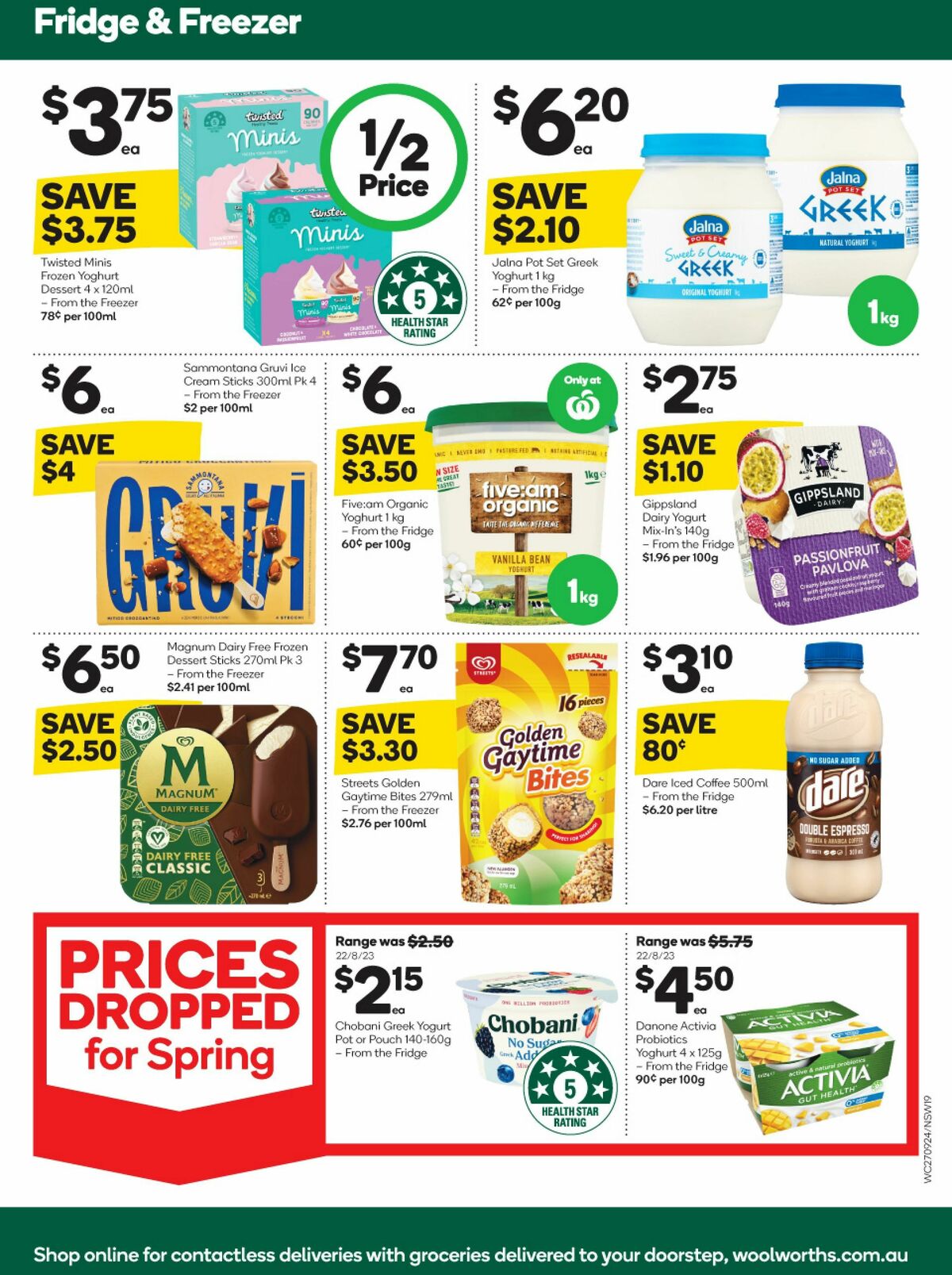 Woolworths Catalogues from 27 September