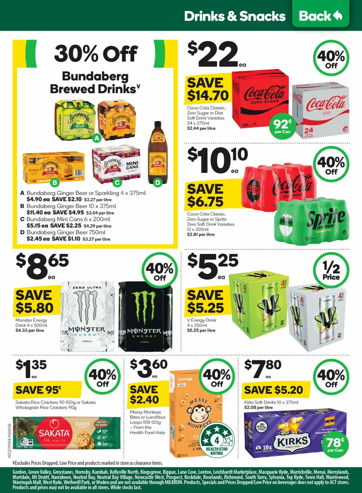 Woolworths Catalogues from 27 September