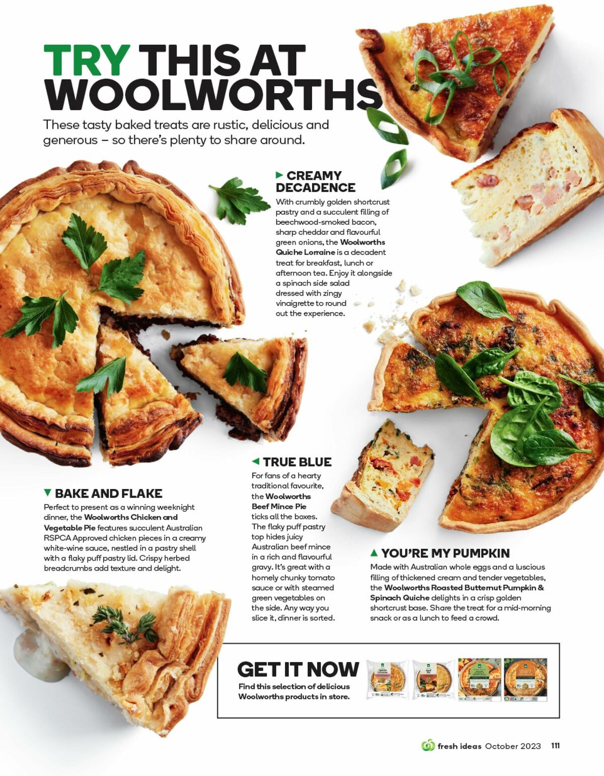 Woolworths Fresh Ideas Magazine October Catalogues from 1 October