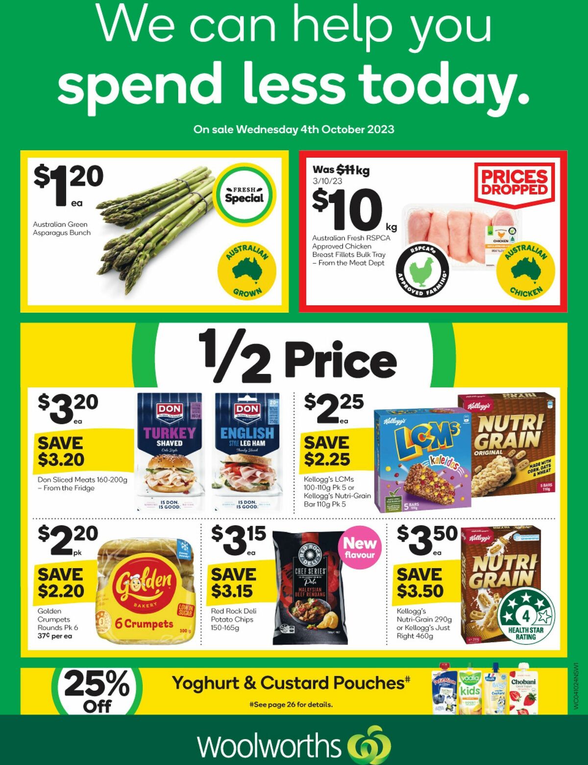 Woolworths Catalogues from 4 October