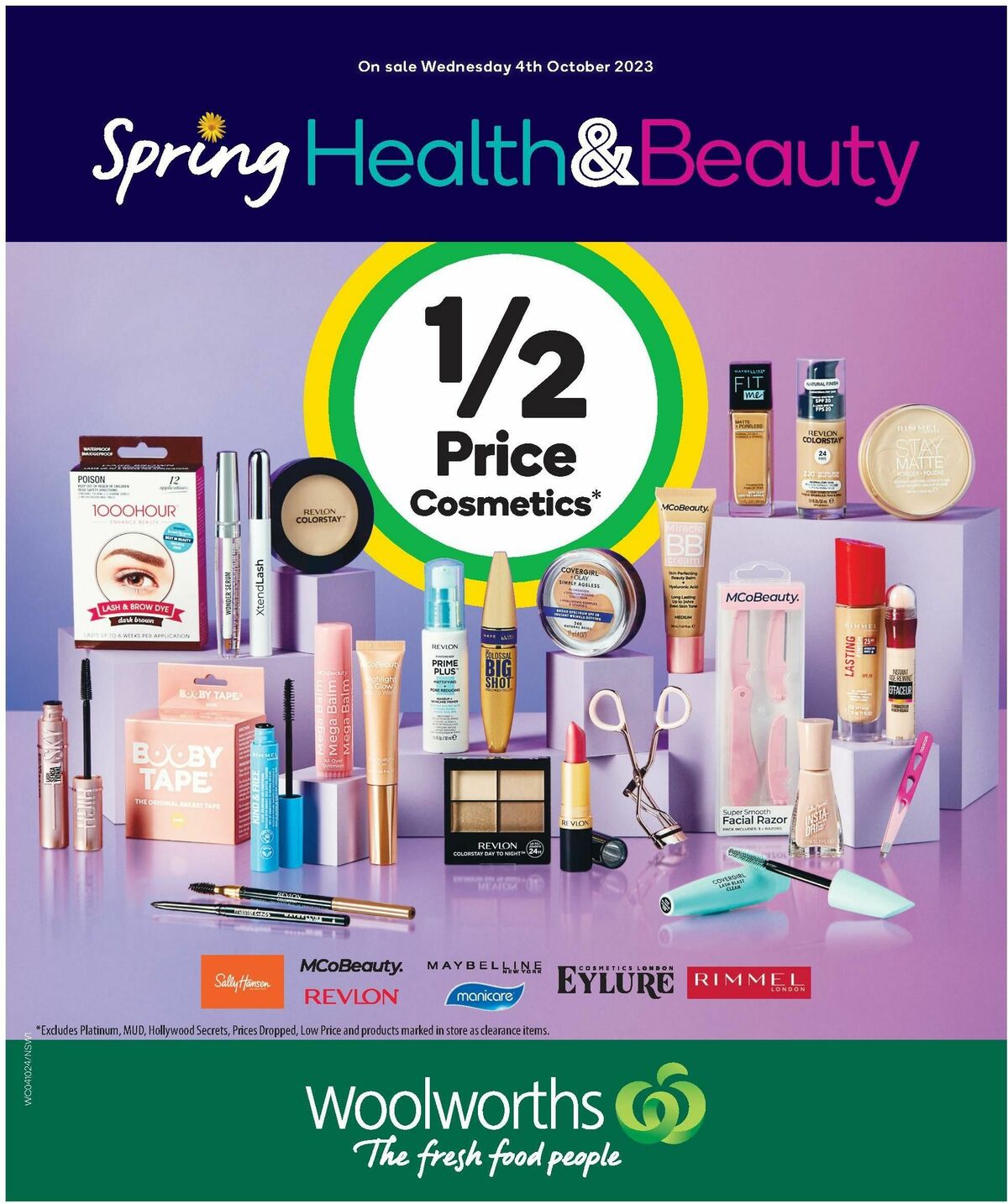 Woolworths Spring Health & Beauty Catalogues from 4 October