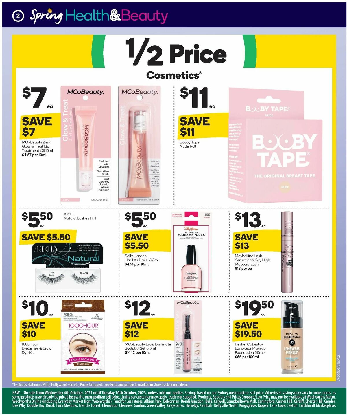 Woolworths Spring Health & Beauty Catalogues from 4 October
