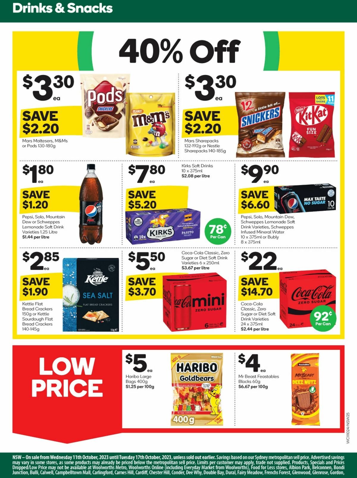Woolworths Catalogues from 11 October