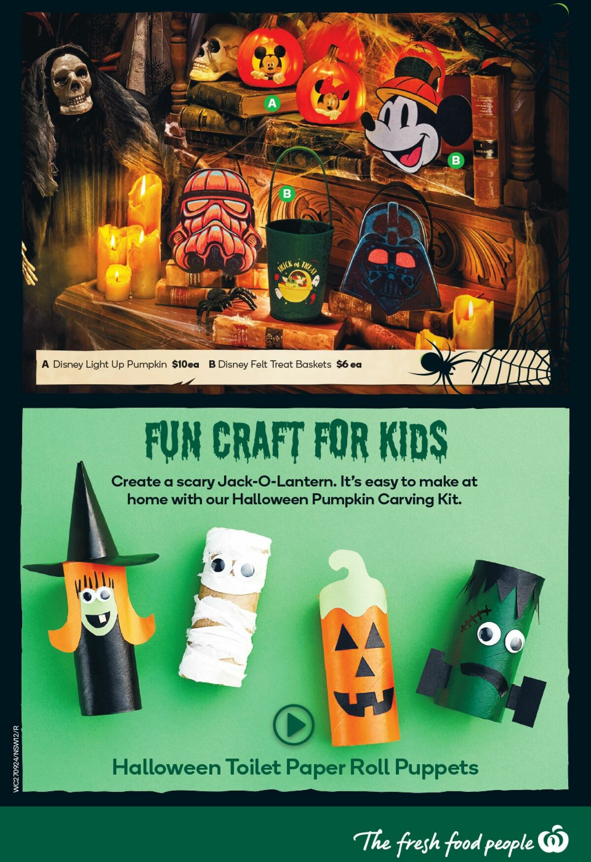 Woolworths Happy Halloween Catalogues from 3 October