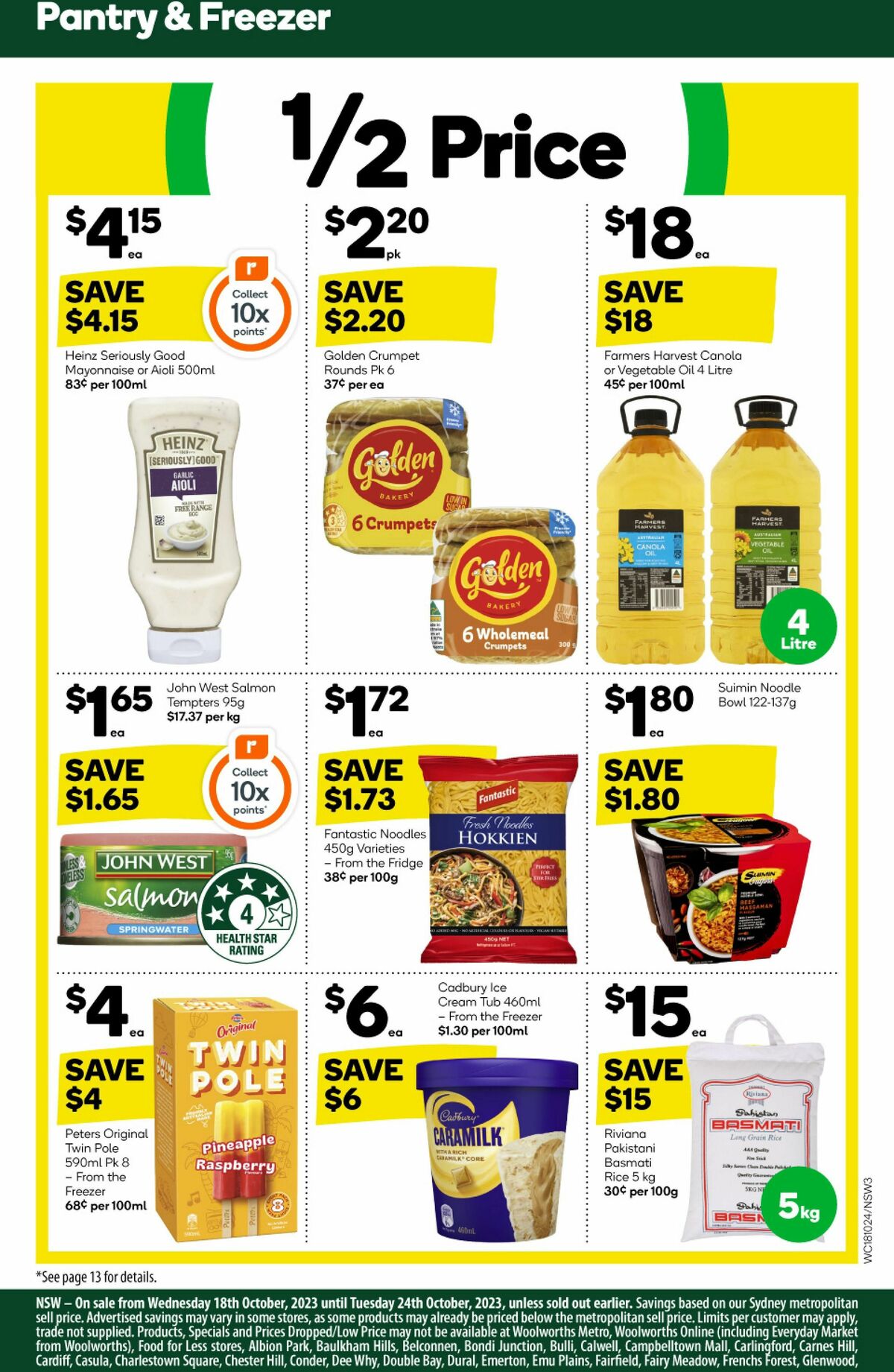 Woolworths Catalogues from 18 October
