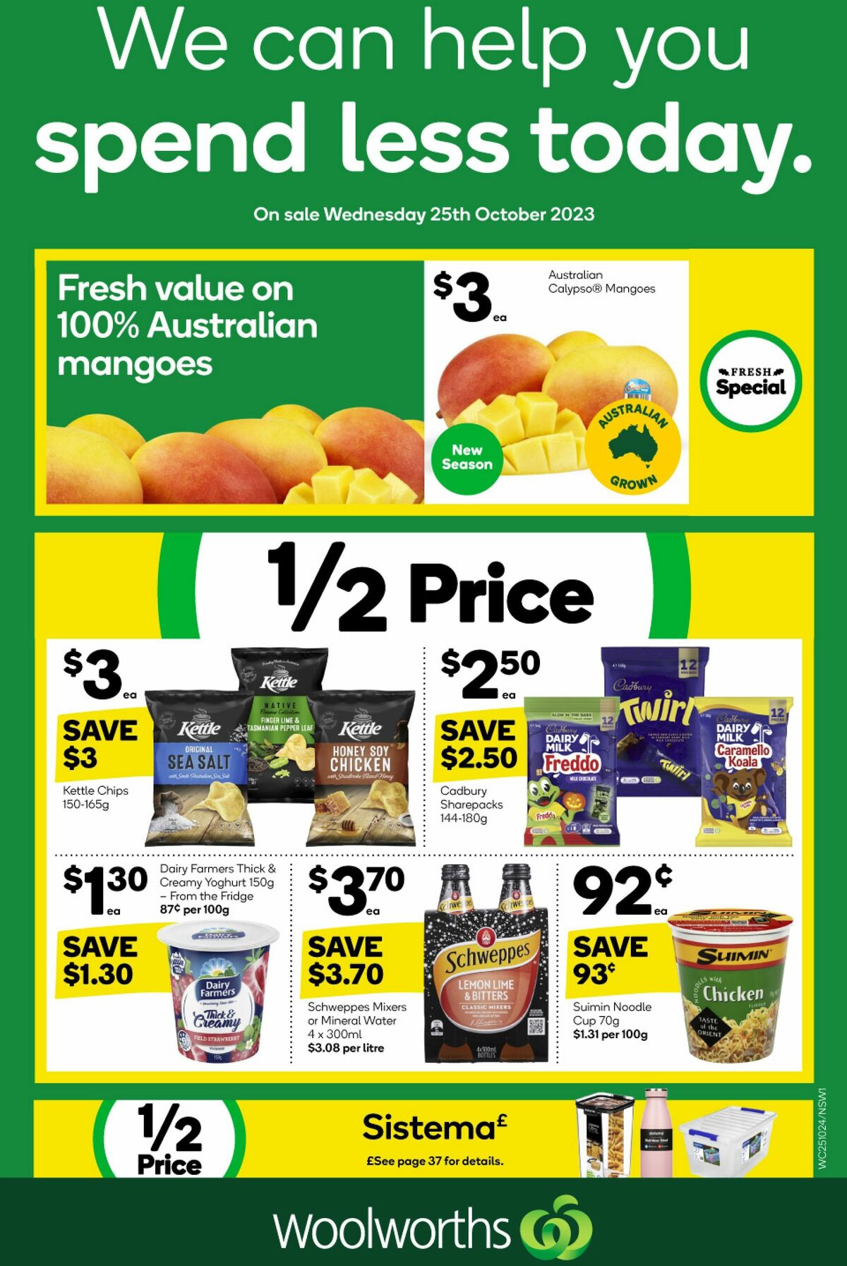 Woolworths Catalogues from 25 October