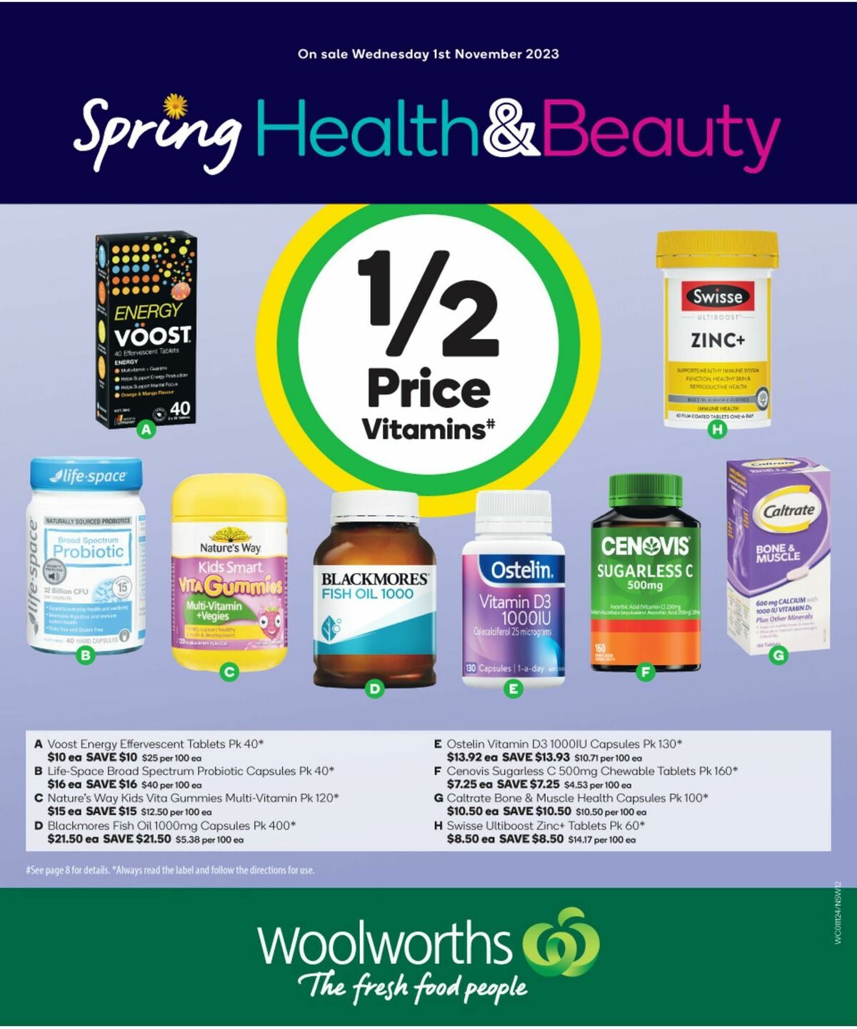 Woolworths Spring Health & Beauty Catalogues from 1 November
