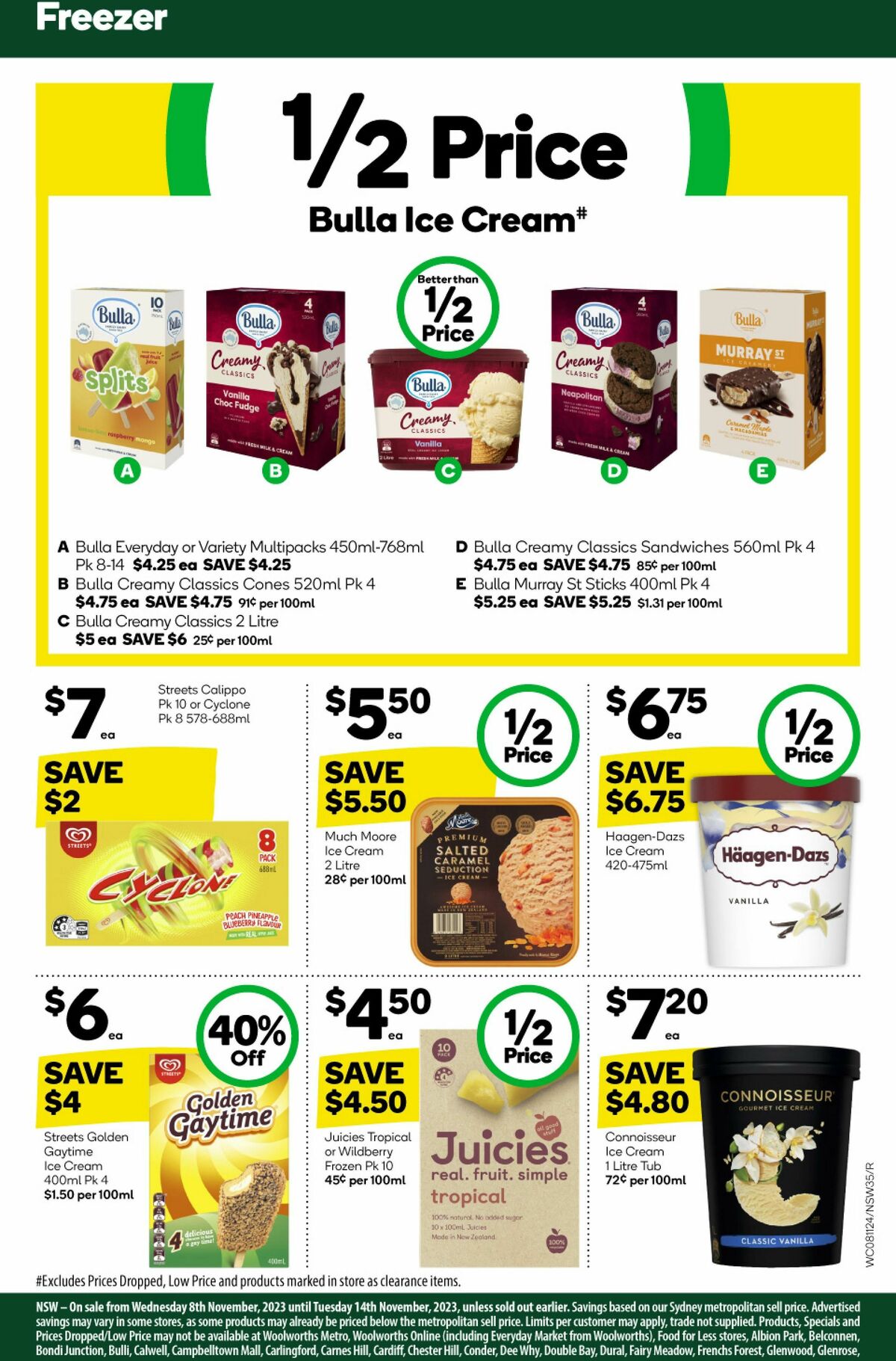 Woolworths Catalogues from 8 November