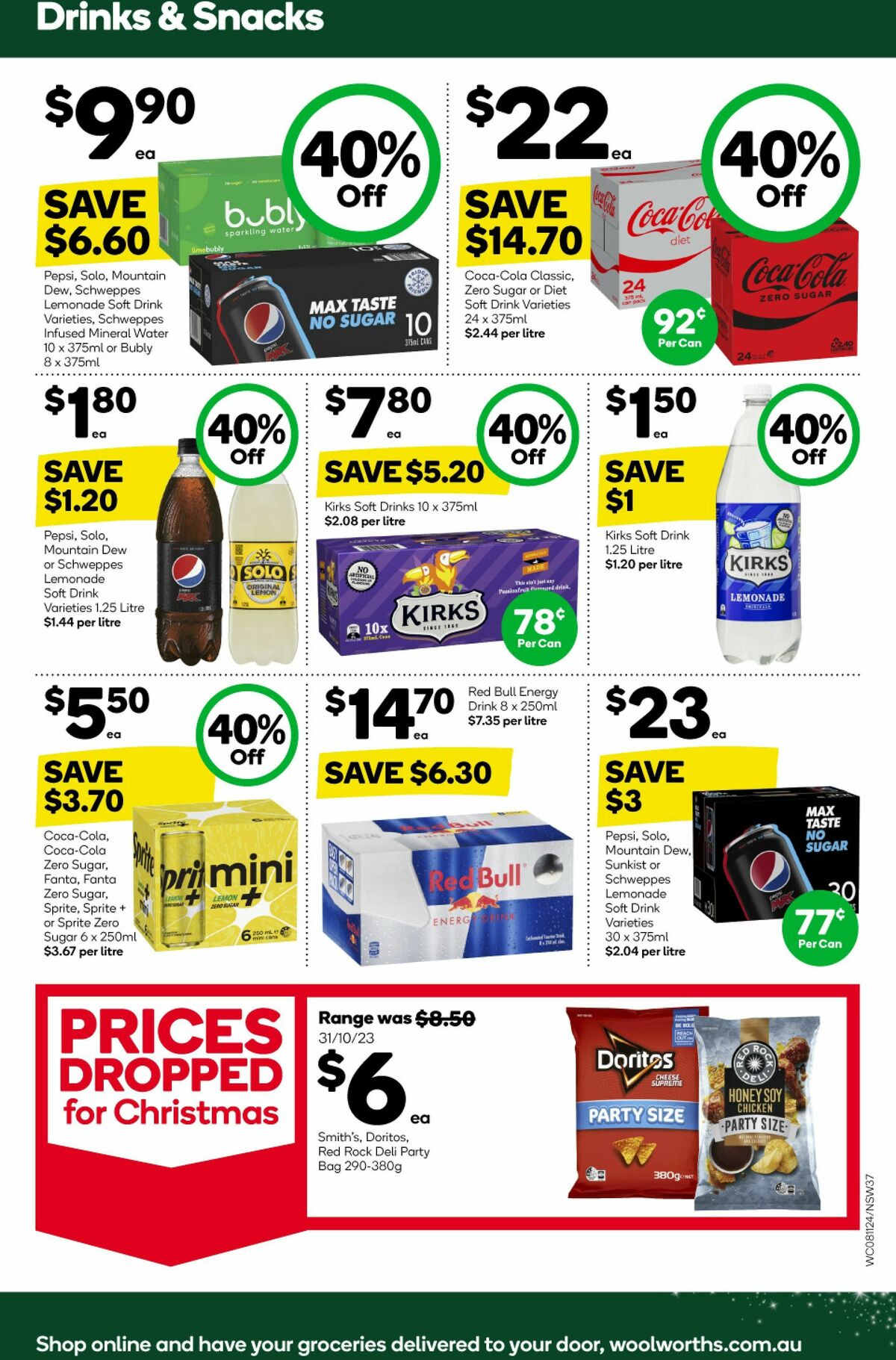 Woolworths Catalogues from 8 November