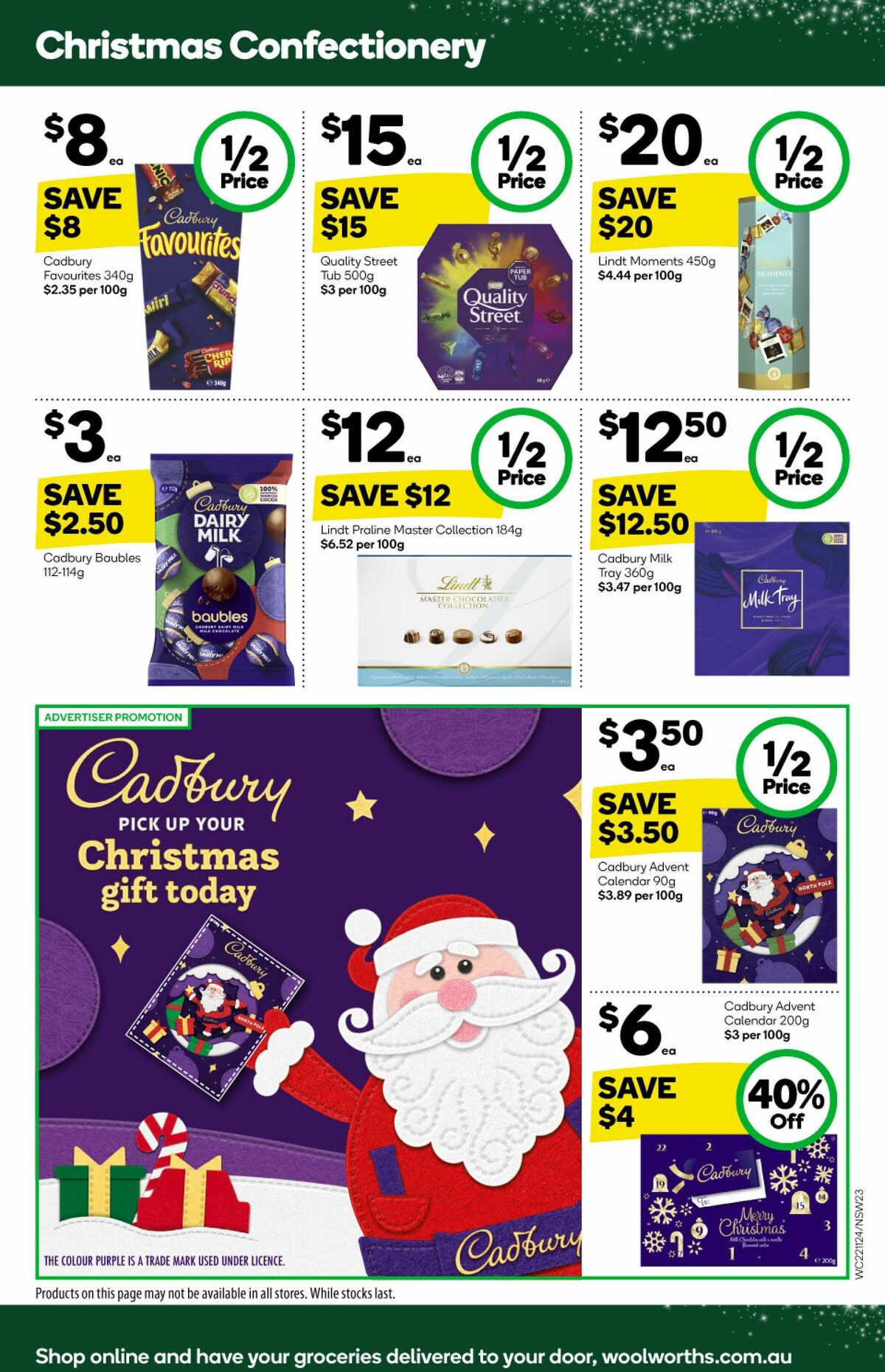 Woolworths Catalogues from 22 November