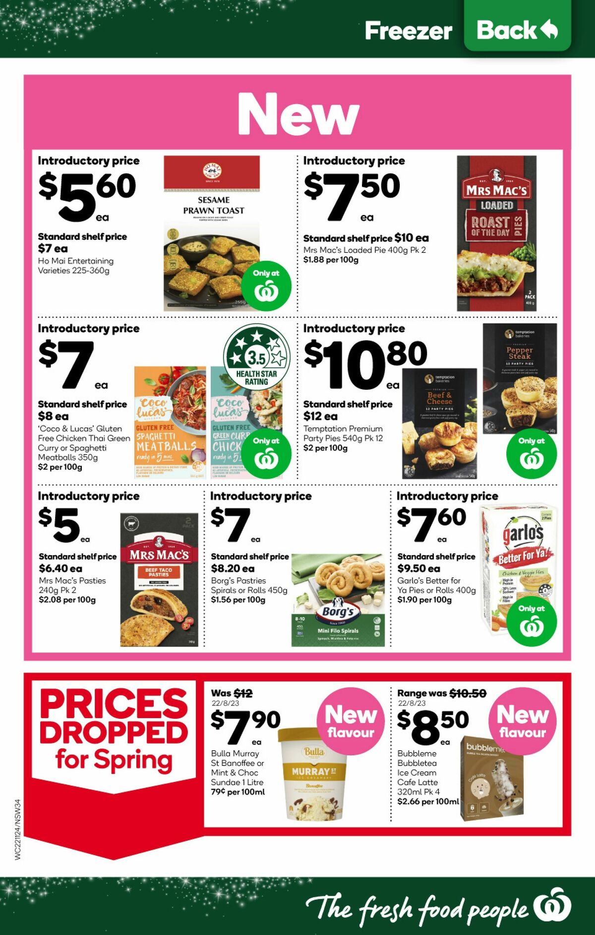 Woolworths Catalogues from 22 November