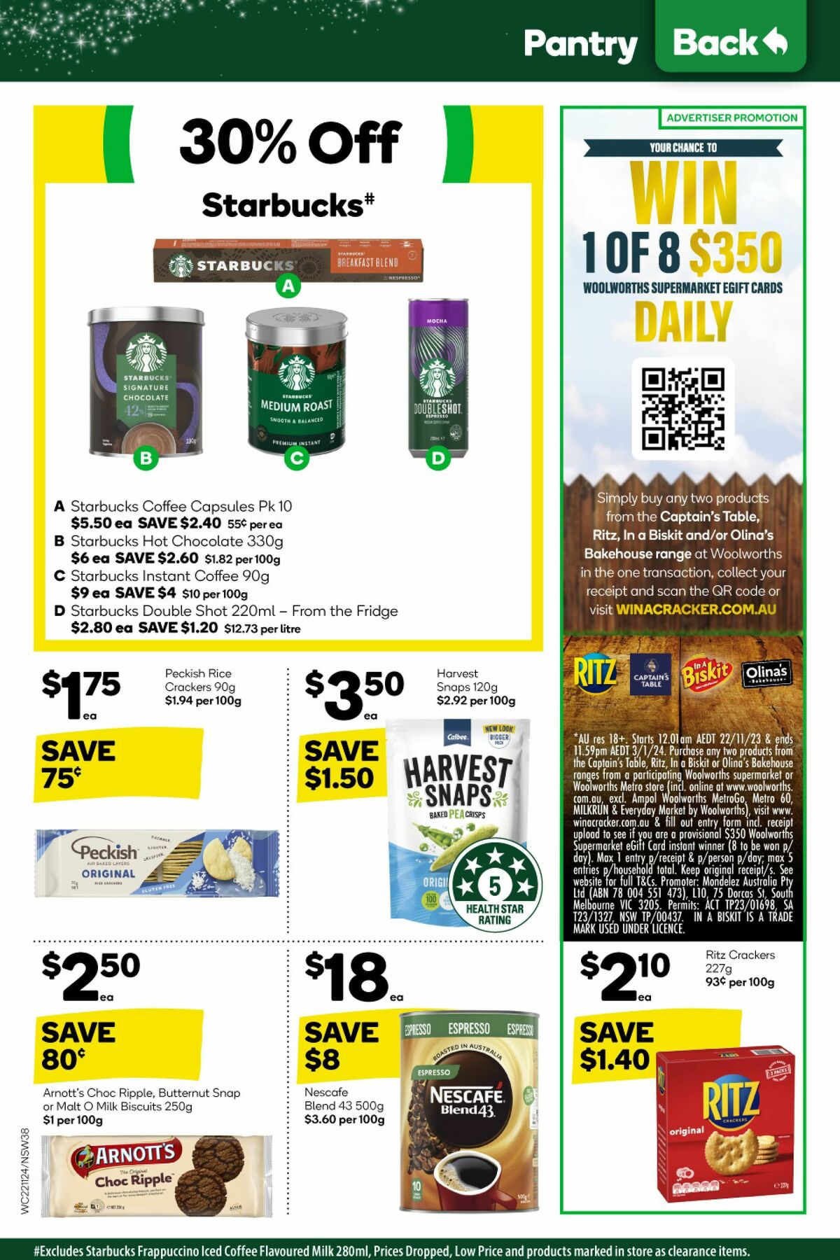 Woolworths Catalogues from 22 November