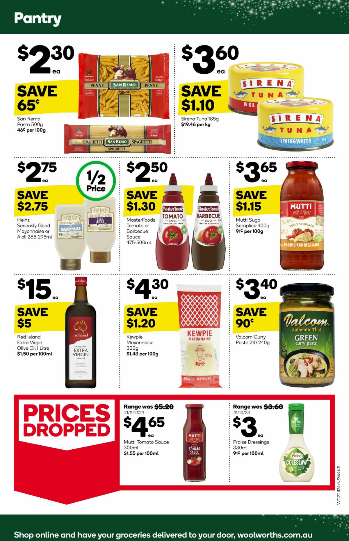 Woolworths Catalogues from 22 November