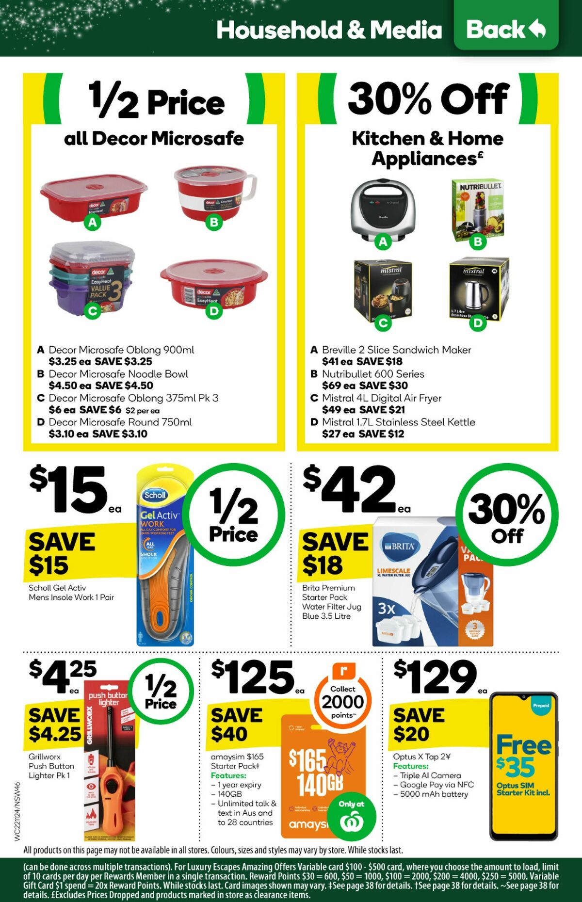 Woolworths Catalogues from 22 November
