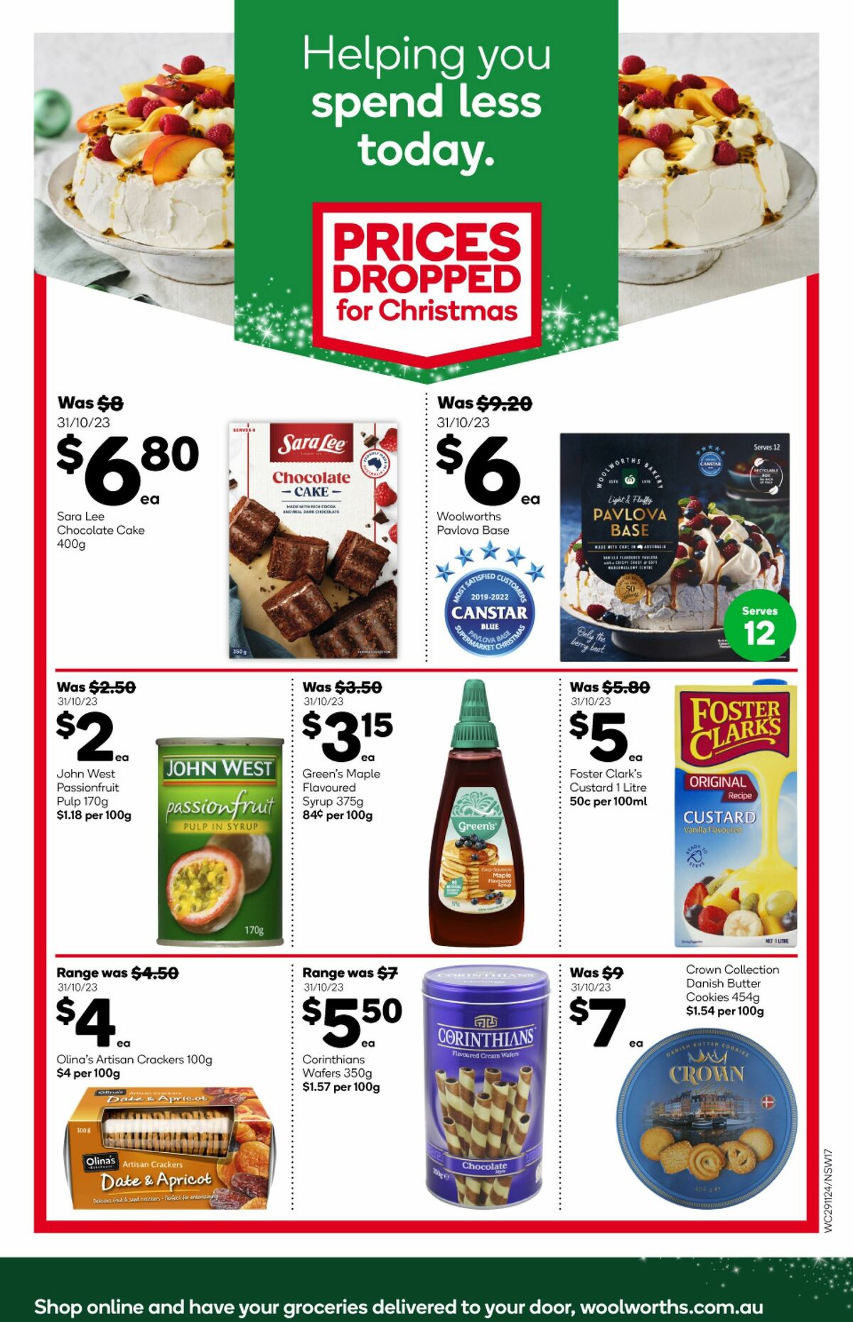 Woolworths Catalogues from 29 November