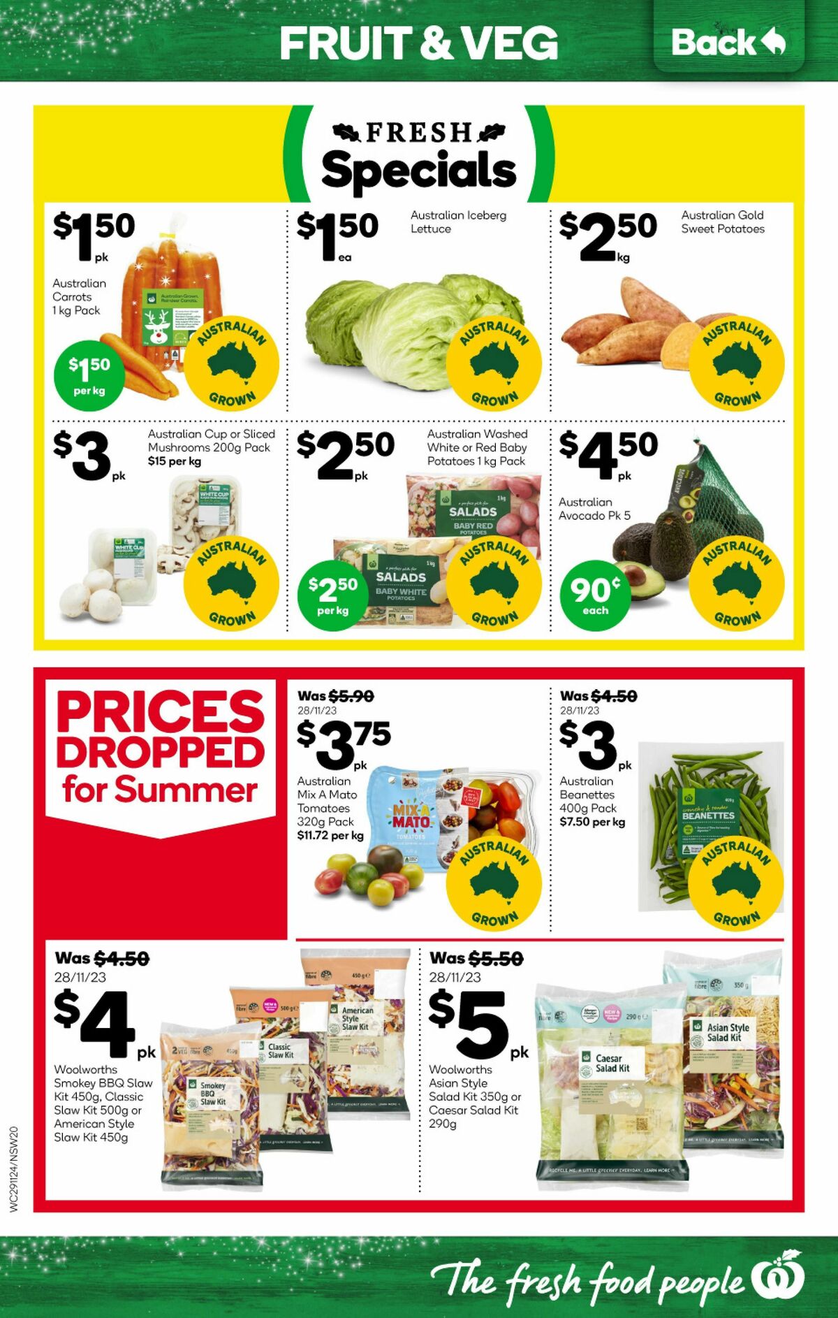 Woolworths Catalogues from 29 November